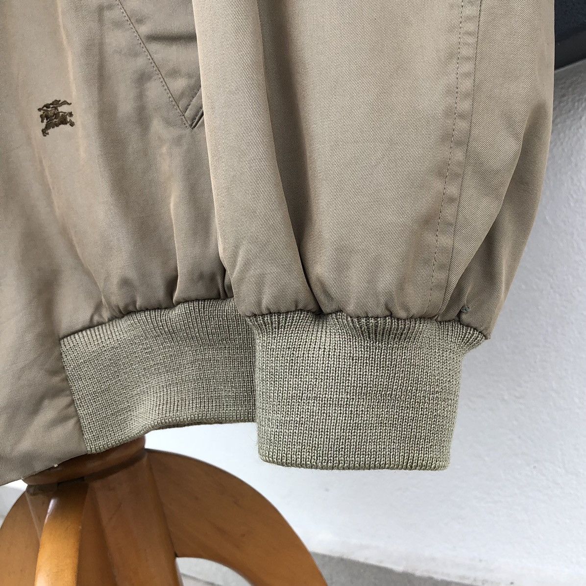 Burberry VTG Burberrys Embroidery Logo Lined Novacheck Bomber Jacket Size US M / EU 48-50 / 2 - 12 Thumbnail