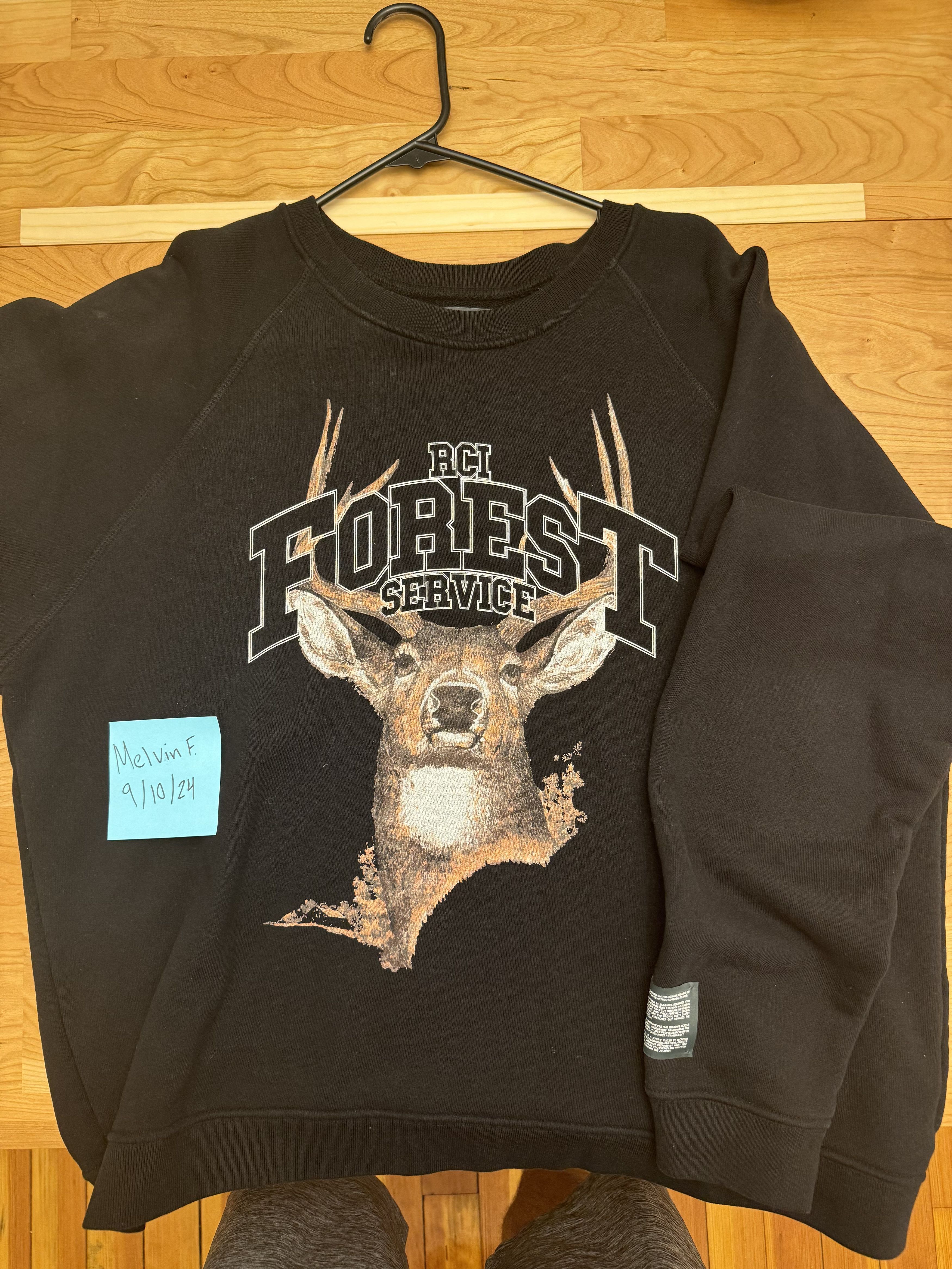 Reese Cooper Forest Service Deer Sweatshirt Size US XL / EU 56 / 4 - 1 Thumbnail