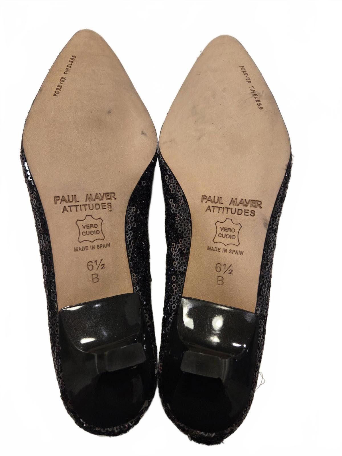 Other Paul Mayer Attitudes Sequin Kitten Heel NIB (New) Size US 6.5 / IT 36.5 - 7 Thumbnail