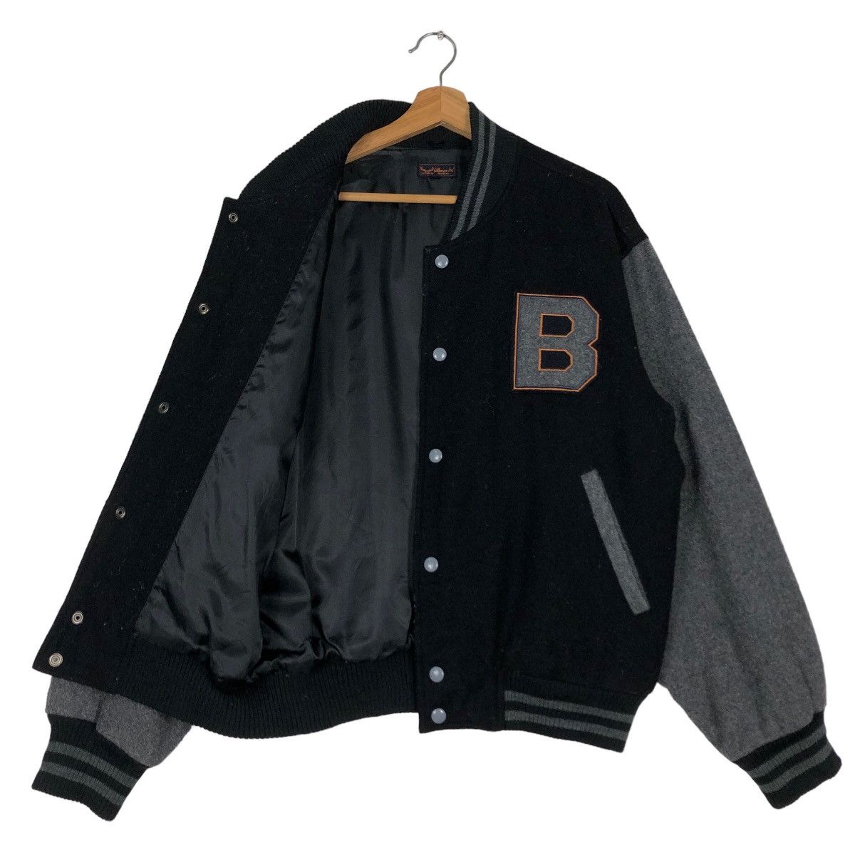 Japanese Brand 🔥90’s Vintage Varsity Jacket Hillhouse Japan Issey Miyake Size US M / EU 48-50 / 2 - 8 Thumbnail