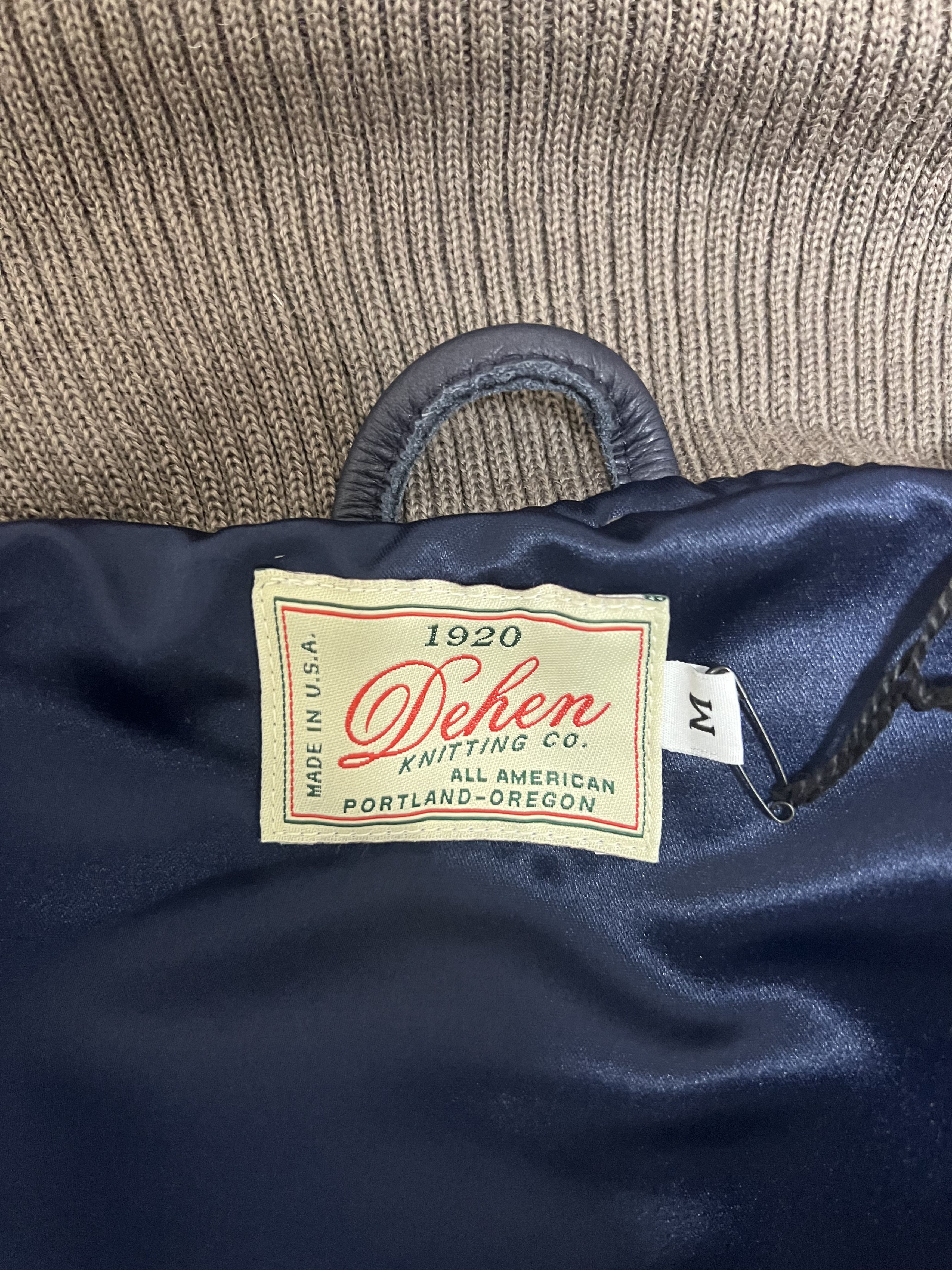 Dehen 1920 💚 Dehen 1920 Knit Club Jacket Smoke Medium NEW Size US M / EU 48-50 / 2 - 13 Thumbnail
