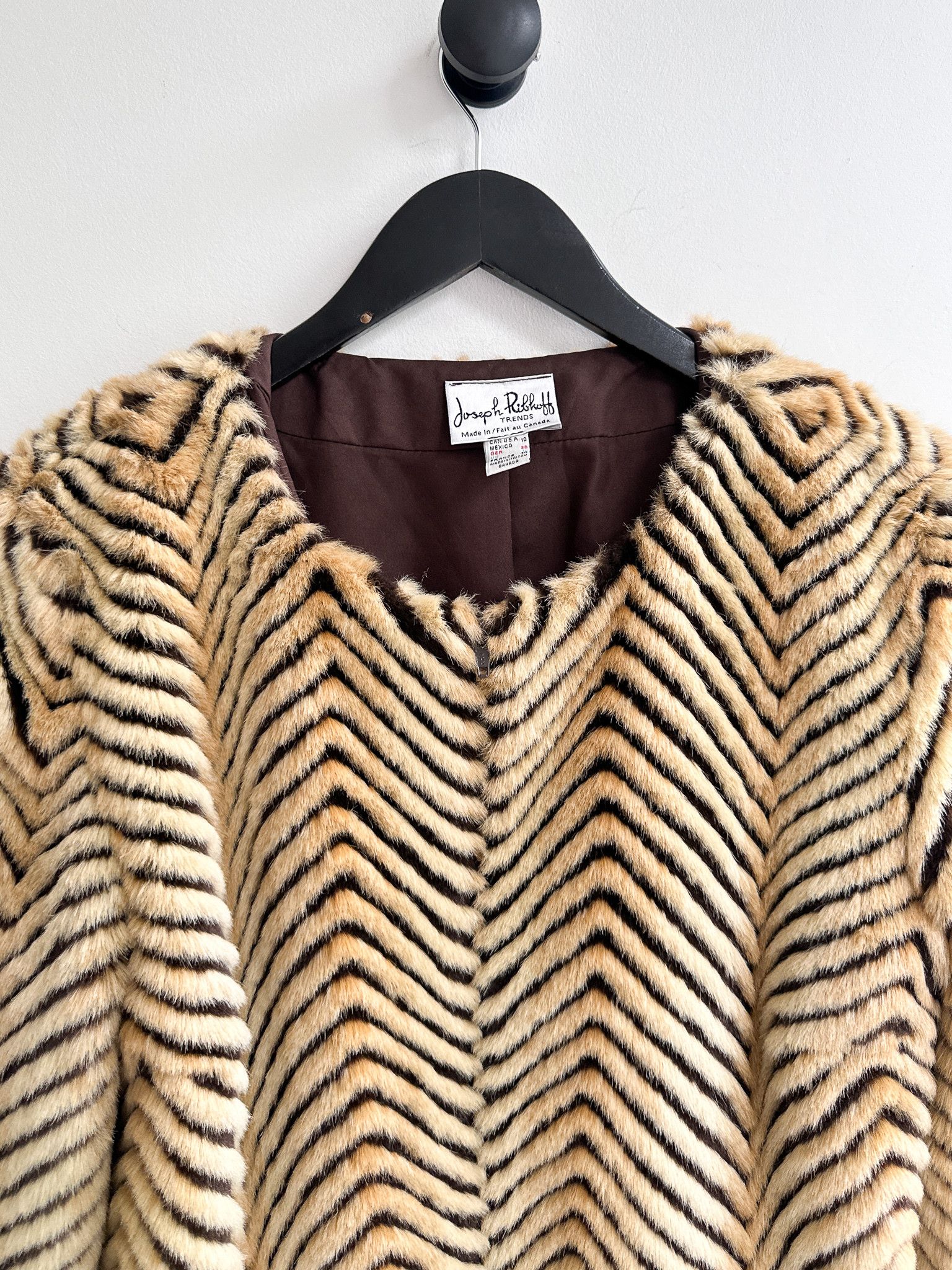 Joseph Ribkoff Joseph Ribkoff Acrylic Fur Coat Jacket Size L / US 10 / IT 46 - 7 Thumbnail