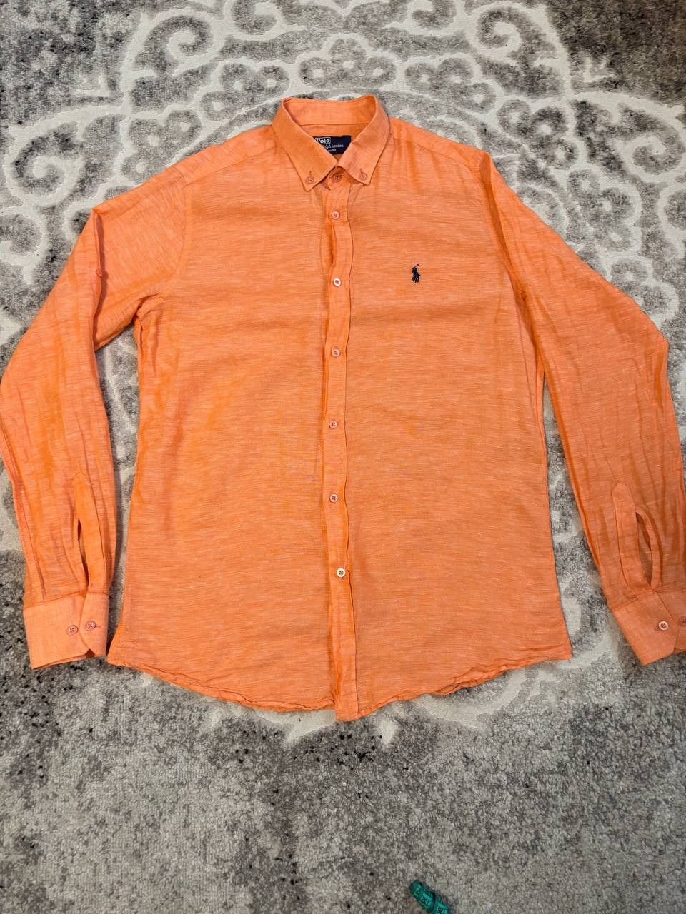 Polo Ralph Lauren Polo Ralph Lauren Blake men's shirt, orange, made in USA Size US L / EU 52-54 / 3 - 3 Thumbnail