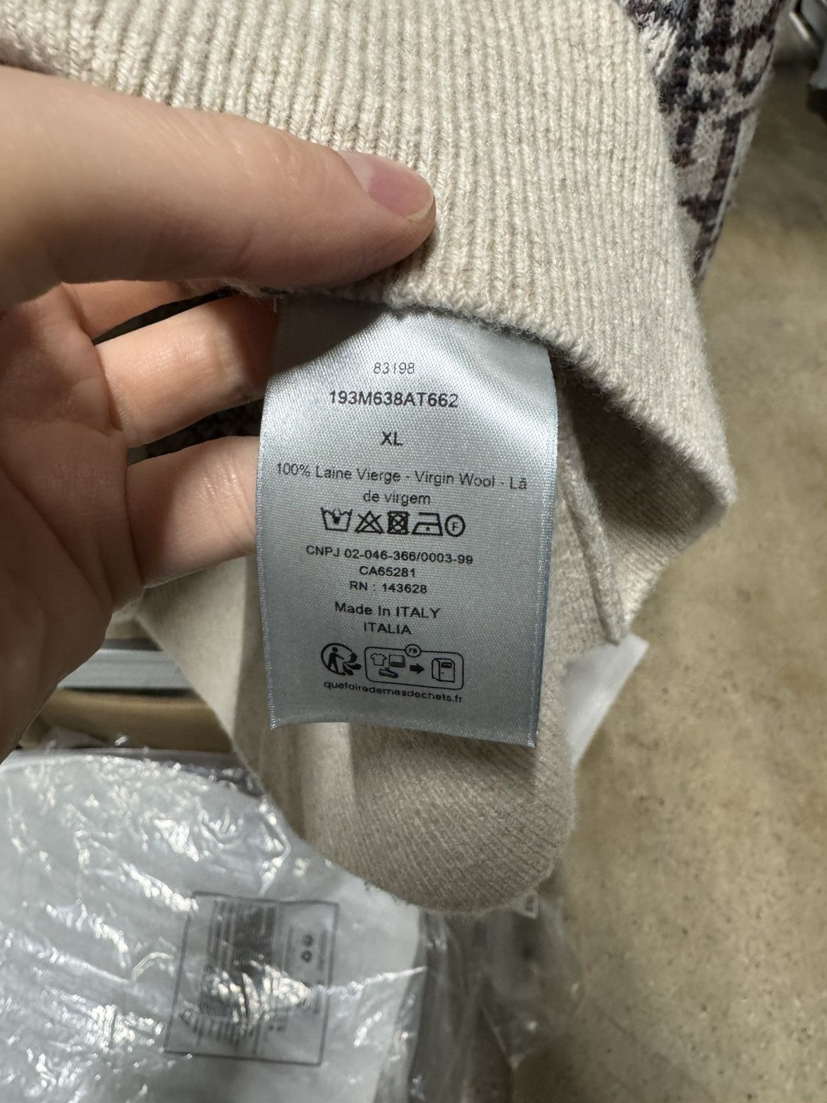Dior Dior Oblique Jacquard Knitted Sweater RETAIL 1800$ Size US XL / EU 56 / 4 - 4 Thumbnail