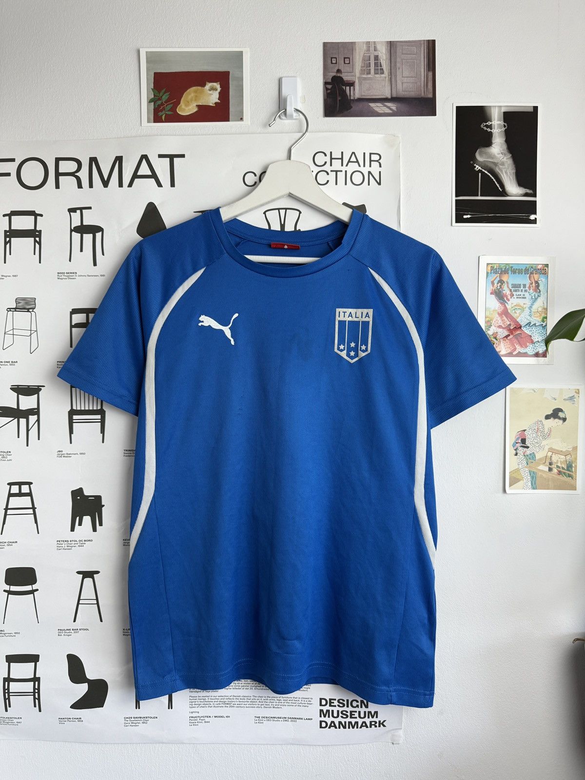 Puma Vintage y2k Puma italy blockcore style football jersey S rare Size US S / EU 44-46 / 1 - 1 Thumbnail