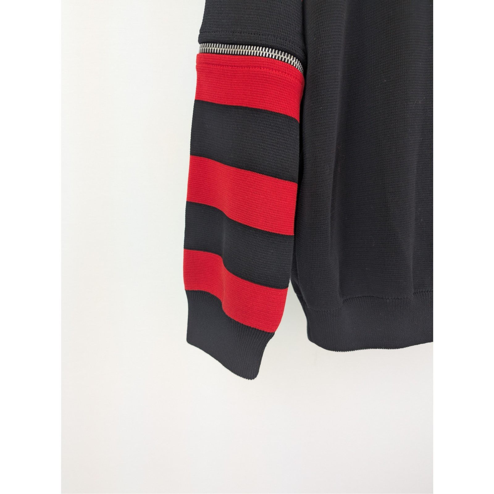 Gucci o1rshd1 Cotton Long Sleeve Bomber Jacket in Black/Red Size US XL / EU 56 / 4 - 11 Thumbnail