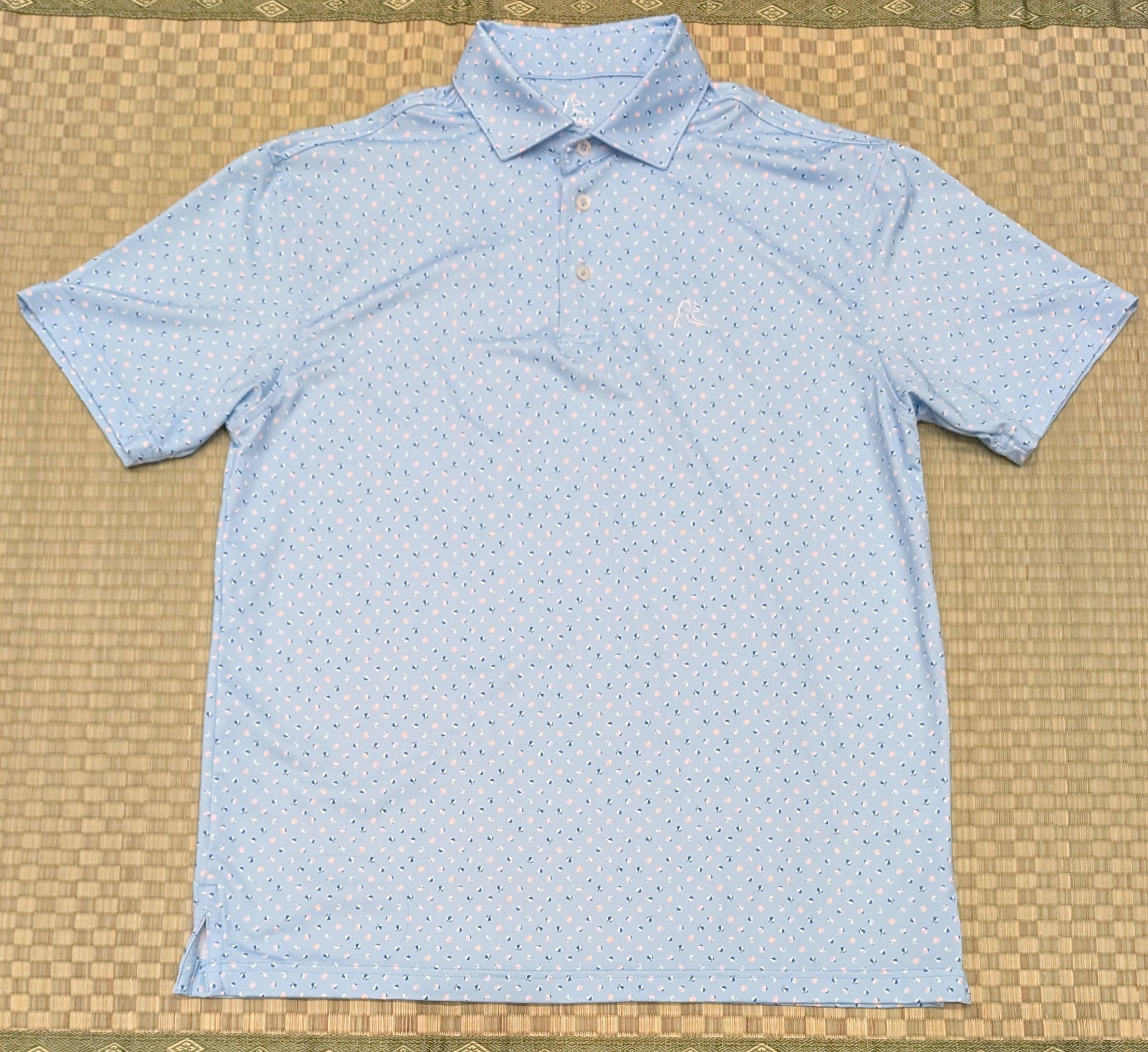 Other Rhoback Beach Ball Print Polo Light Blue Made in South Korea Size US M / EU 48-50 / 2 - 1 Thumbnail