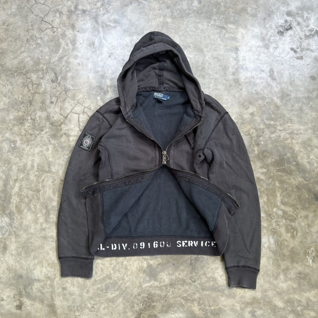 Polo Ralph Lauren 2000s Polo Ralph Lauren 76105 Washed Zip Hoodie Size US S / EU 44-46 / 1 - 2 Thumbnail