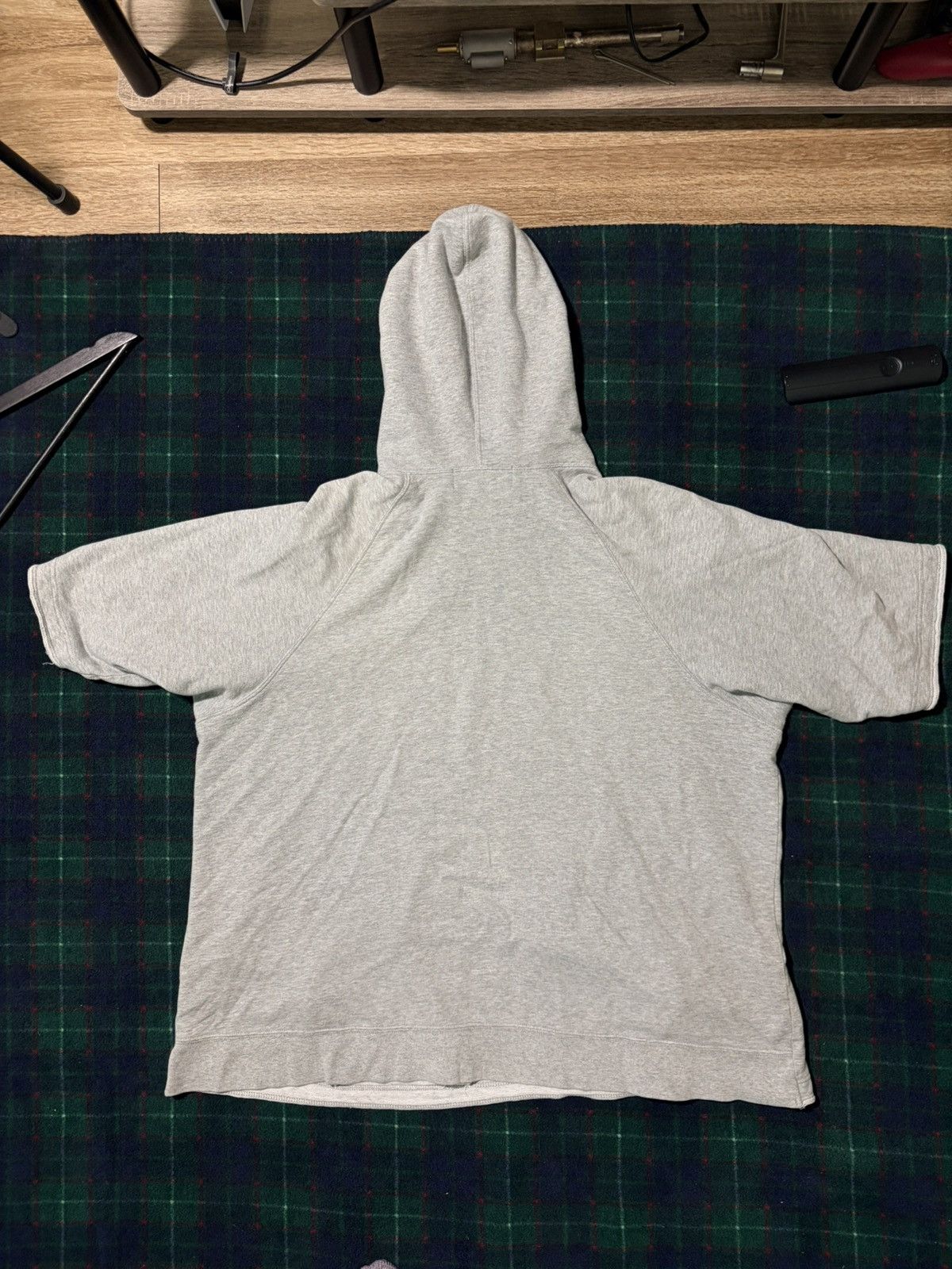 CABANE de ZUCCa CABANE de ZUCCa Short Sleeve Hoodie Gray Size US M / EU 48-50 / 2 - 6 Thumbnail