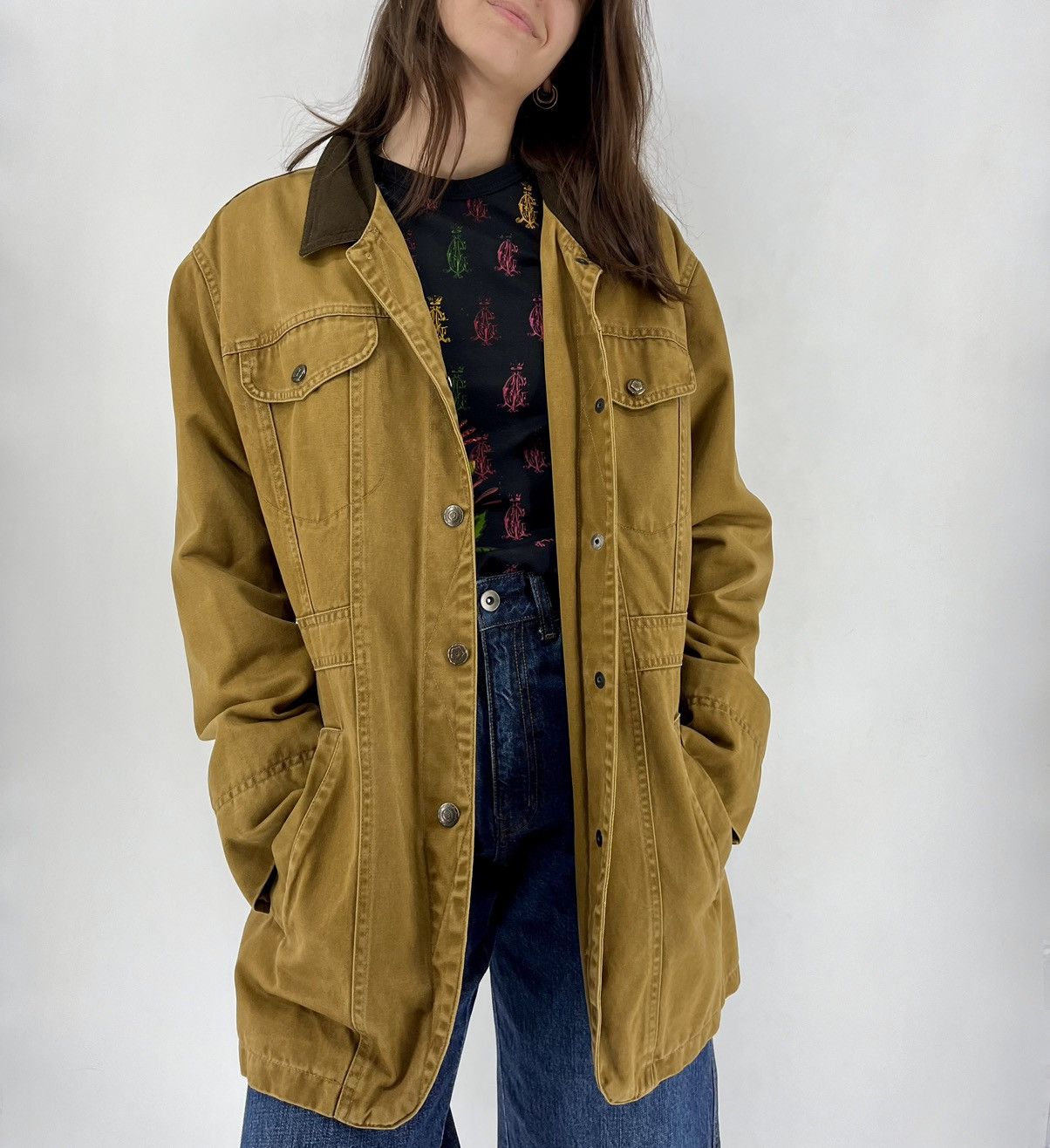 Japanese Brand × Kenzo × Vintage Vintage 1990s KENZO JEANS Women's Jacket Made In France Size L / US 10 / IT 46 - 8 Thumbnail