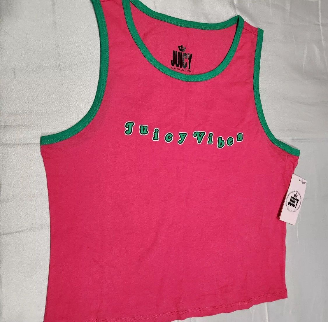 Juicy Couture S JUICY VIBES Tank Top Juicy Couture Women Sleeveless NWT Size S / US 4 / IT 40 - 9 Thumbnail
