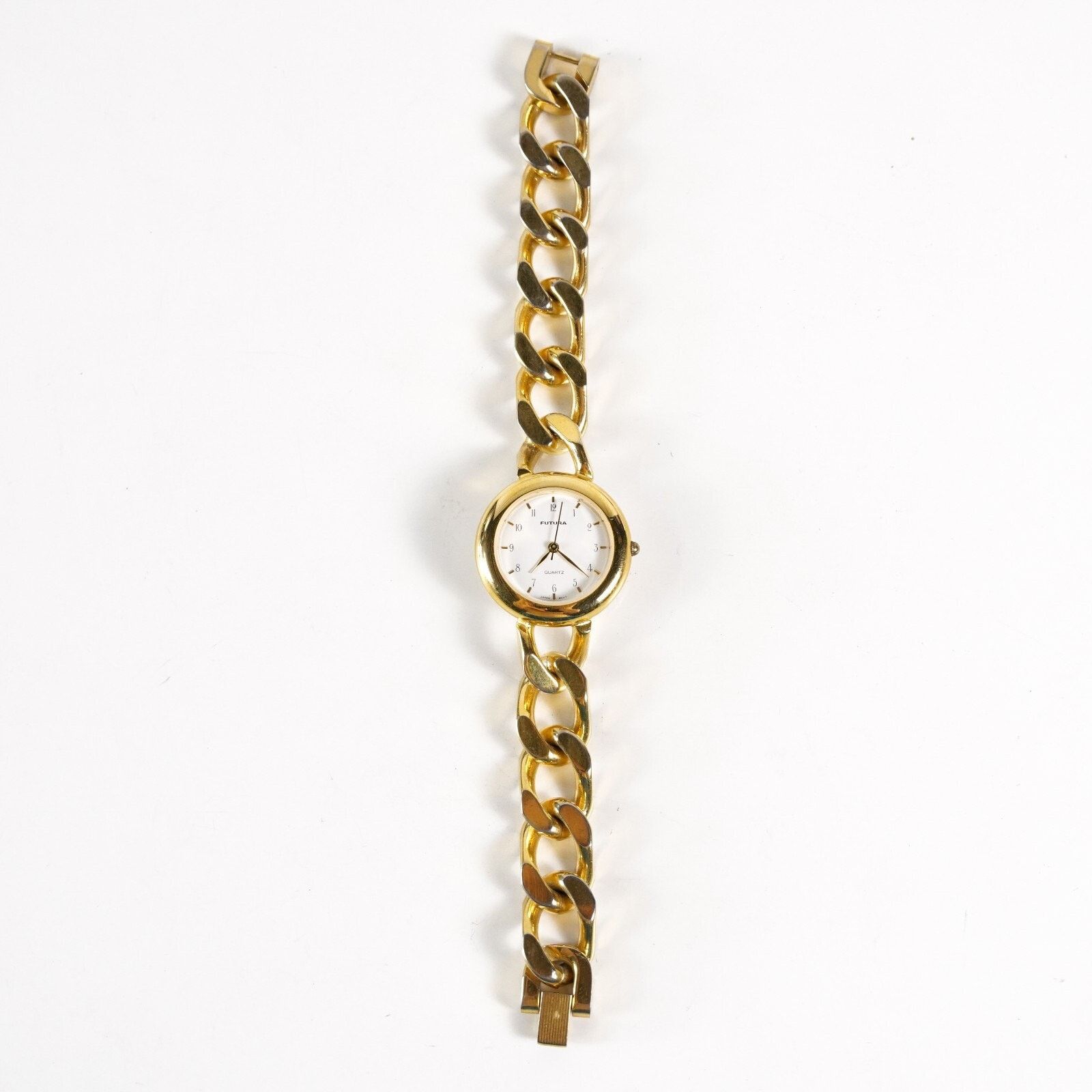 Futura Futura Quartz Watch Gold Stainless Steel Wristwatch Jewelry Size ONE SIZE - 1 Thumbnail