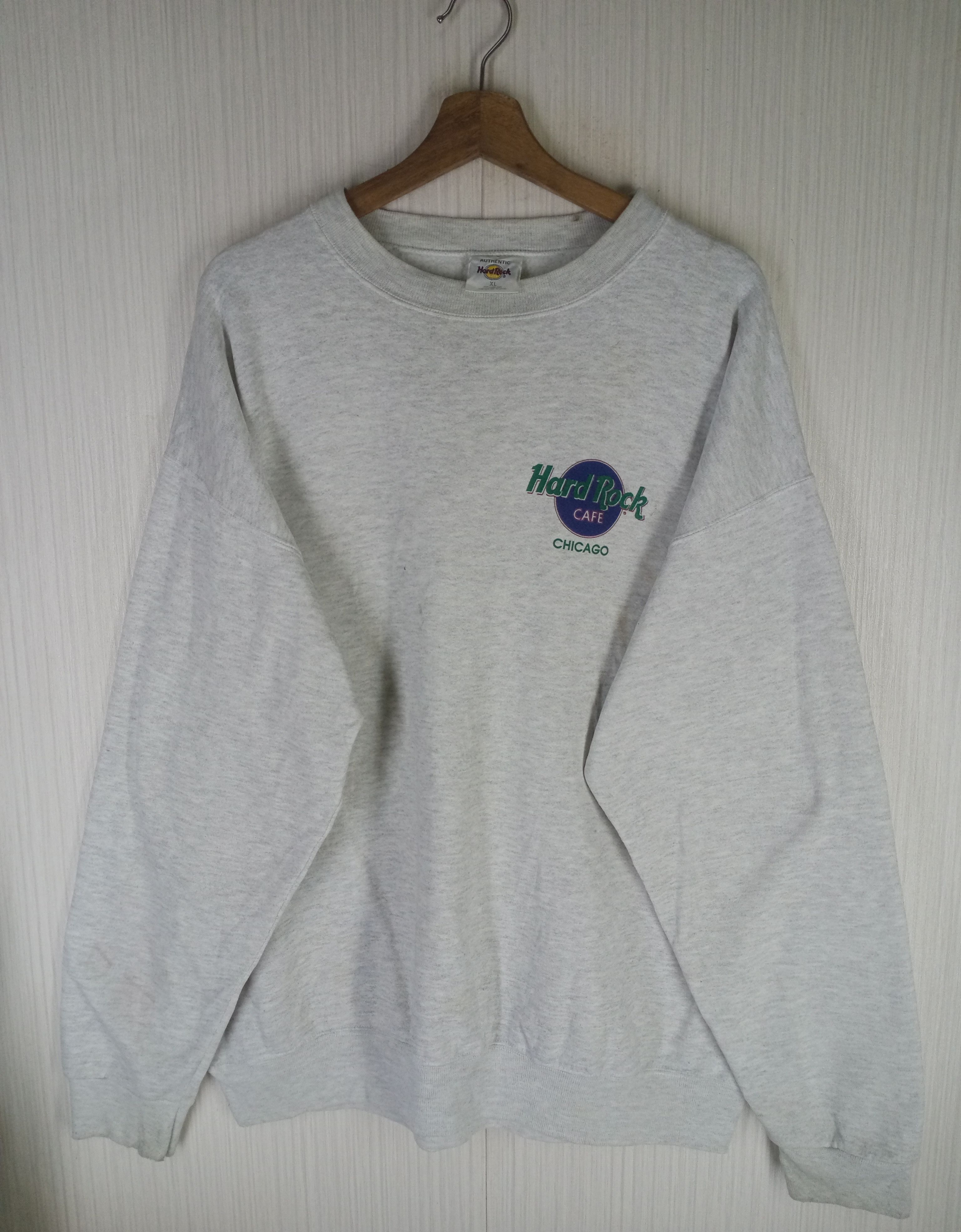 Hard Rock Cafe Rare Vintage 90s Hard Rock Cafe Chicago Sweatshirt Size US XL / EU 56 / 4 - 2 Thumbnail