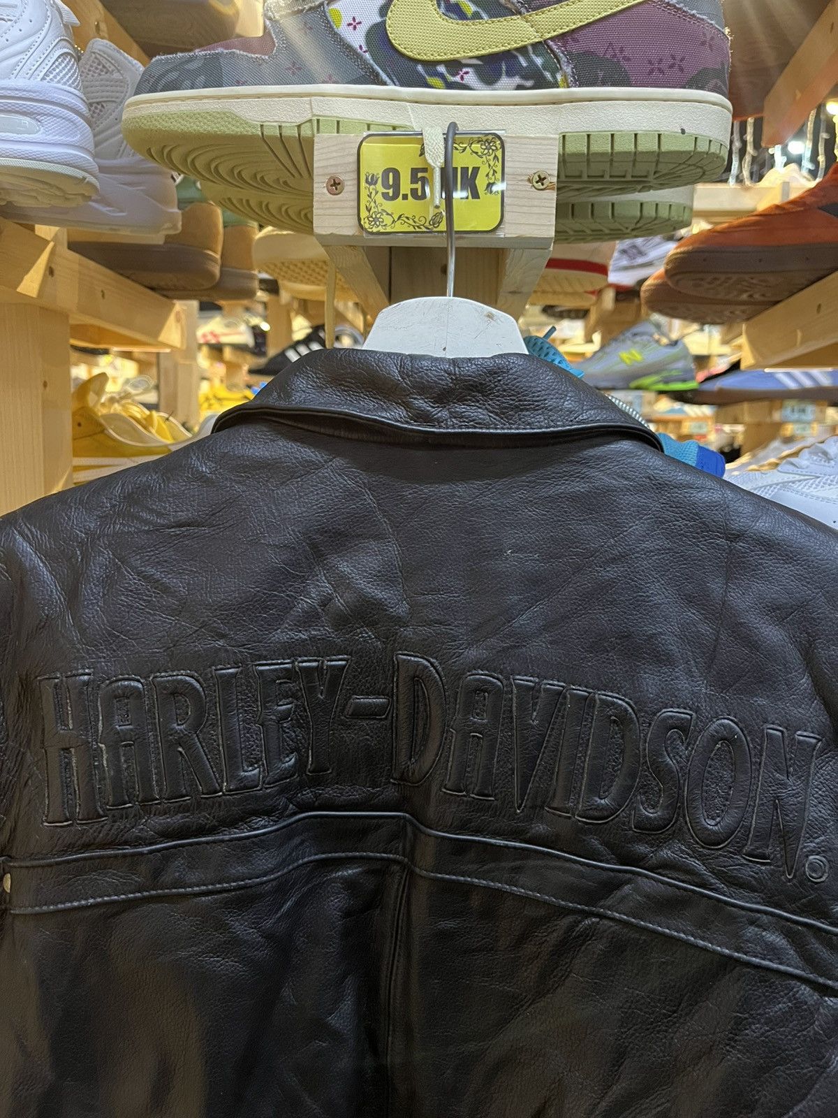 Harley Davidson × Vintage Harley Davidson Leather Jacket!! Size US M / EU 48-50 / 2 - 10 Thumbnail