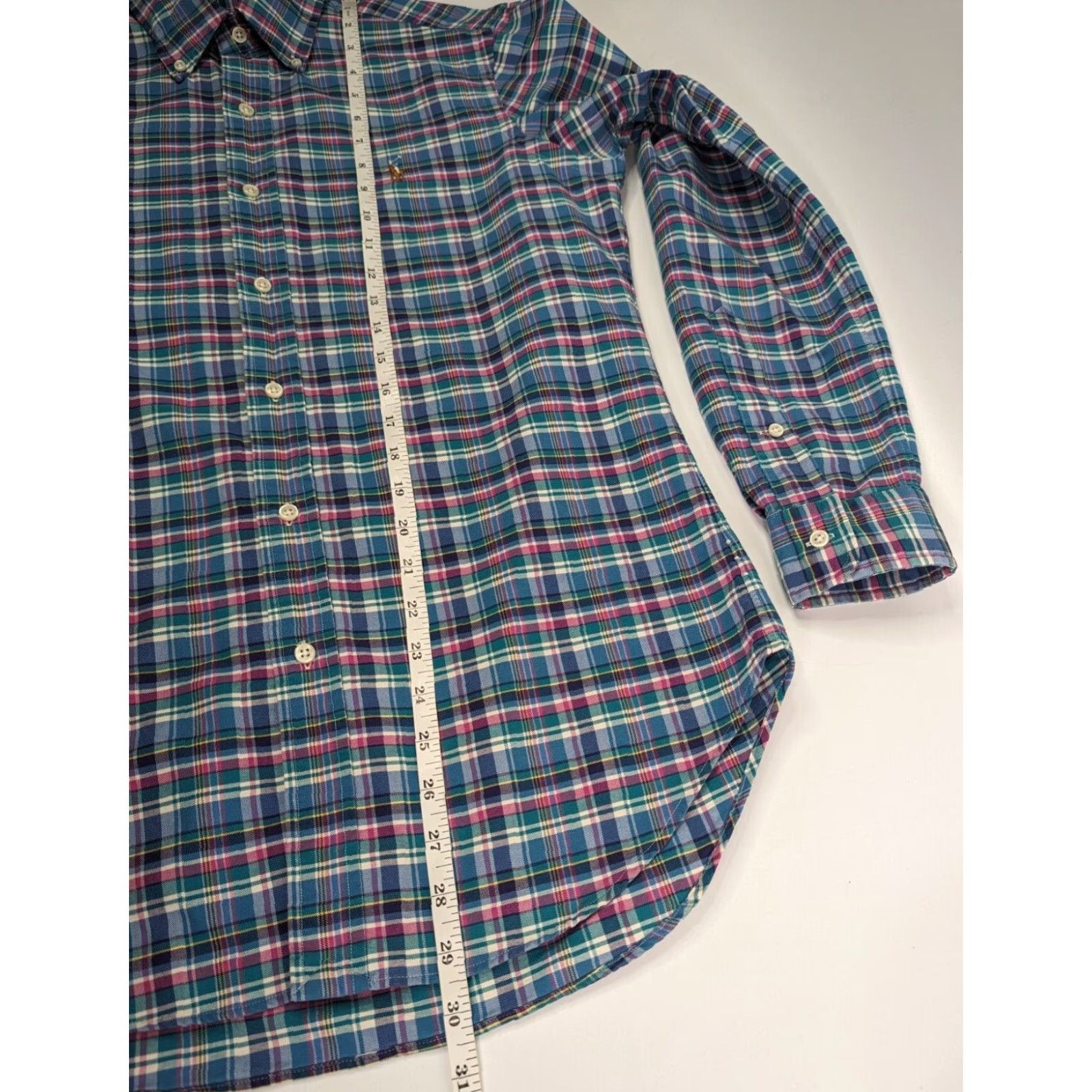 Ralph Lauren Ralph Lauren Shirt Button-Down Men's S Plaid Custom Fit Long Sleeve Multicolor Polo Ralph Lauren Logo Casual Size US S / EU 44-46 / 1 - 5 Thumbnail