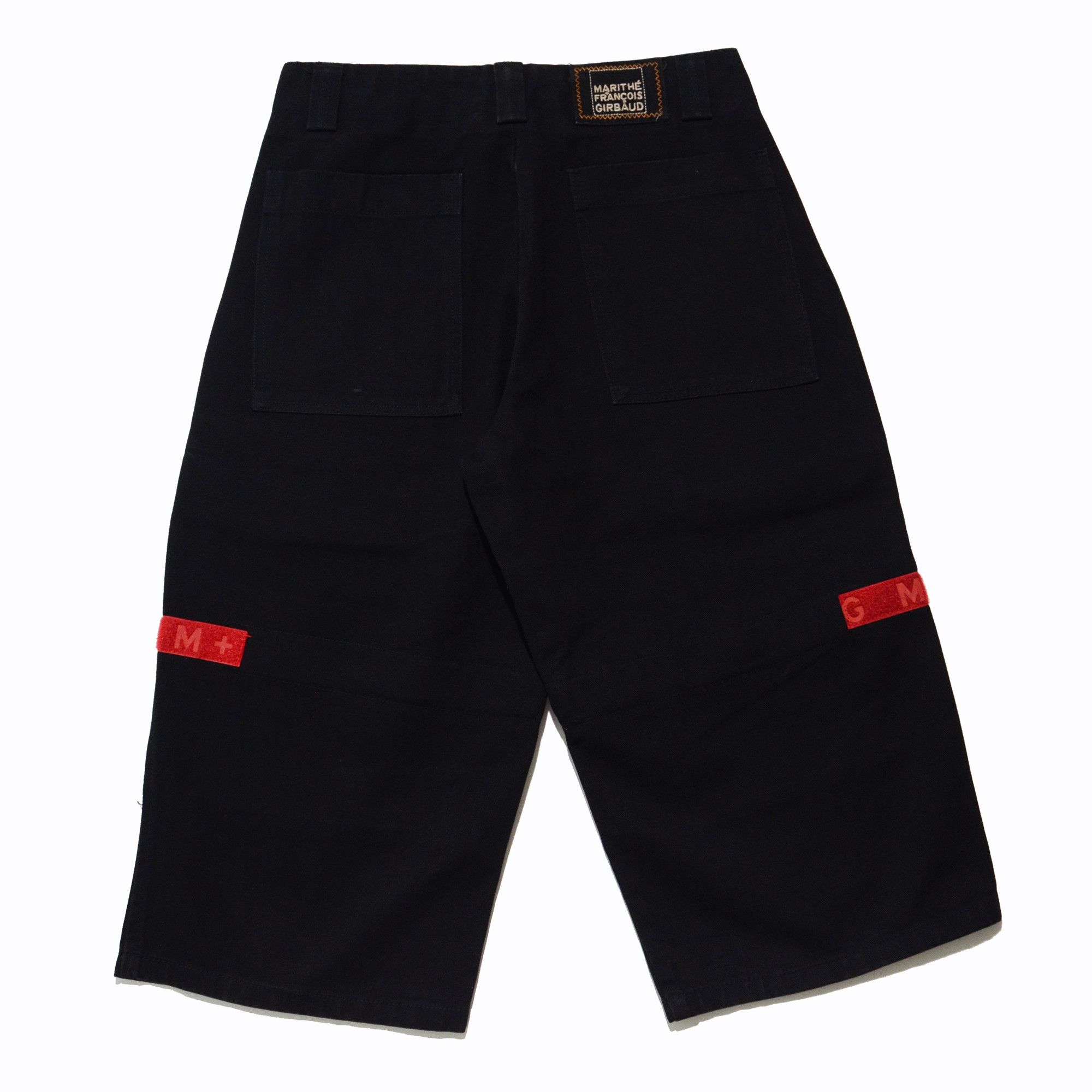 Marithe + Francois Girbaud M+FG Long Black Shorts W32 Y2K Hip Hop 2006 Rare Craft Size US 32 / EU 48 - 2 Thumbnail