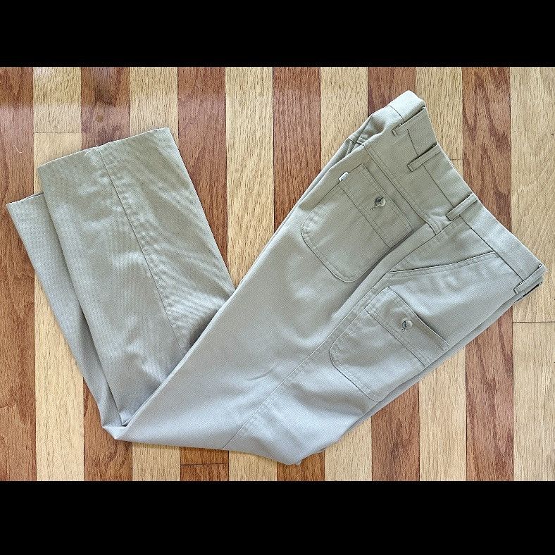 Levi's Vintage Clothing VINTAGE 1970s LEVI'S PANATELA CHINO PANTS WIDE FLARE 38/32 Size US 38 / EU 54 - 1 Thumbnail