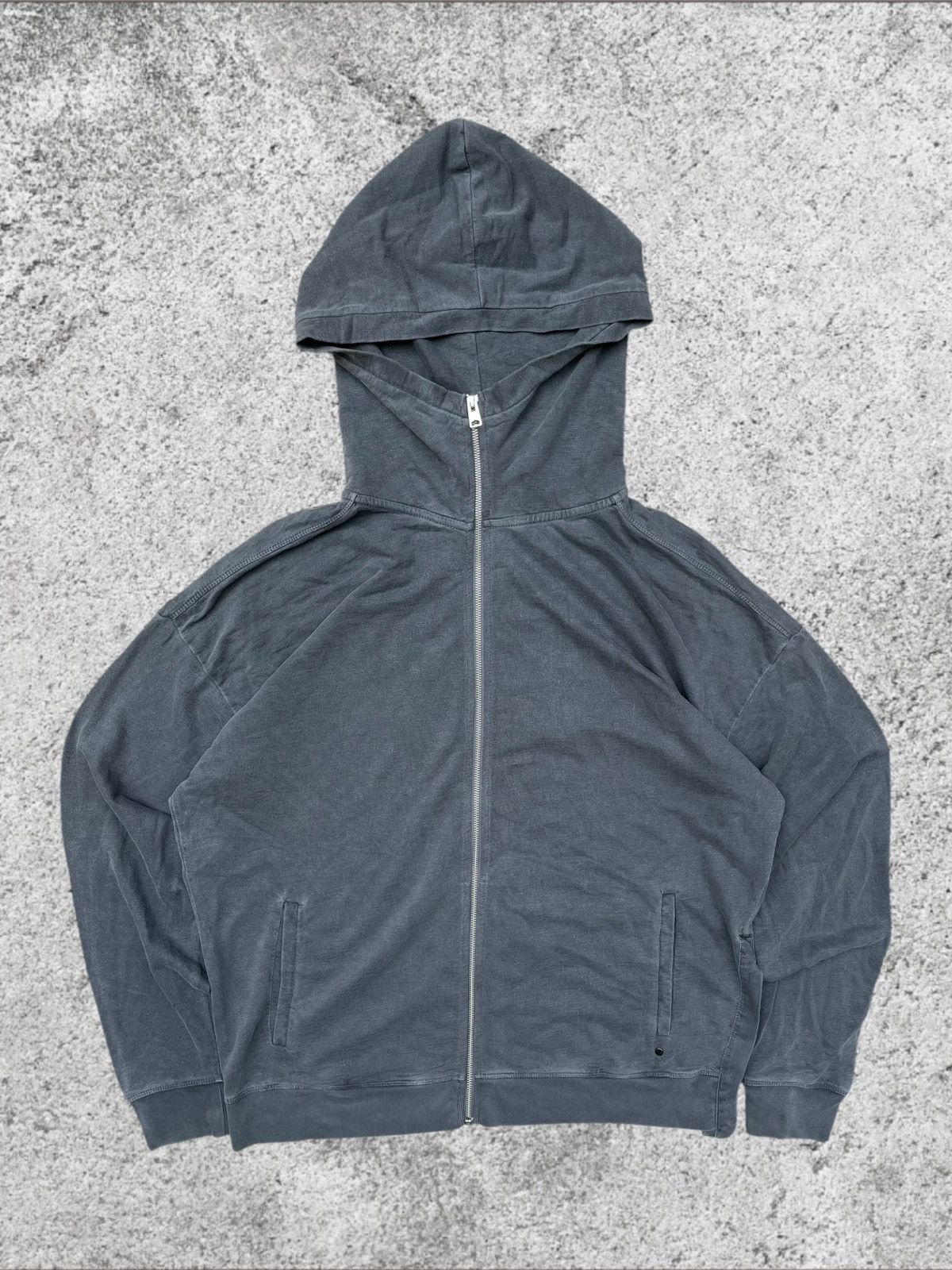 Allsaints 2000s Allsaints - Vkei Washed Black Zip-up Hoodie Size US L / EU 52-54 / 3 - 1 Thumbnail