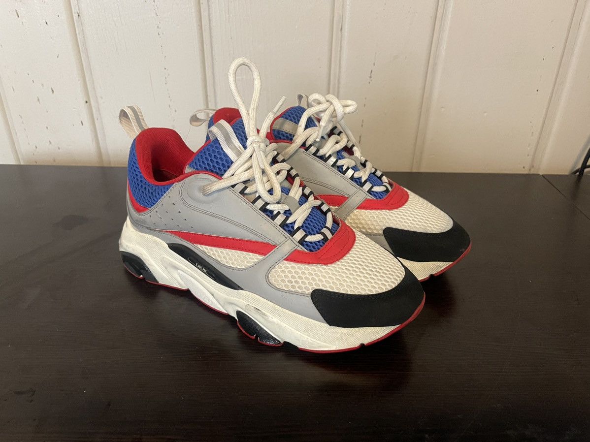 Dior Dior B22 'Grey Red Blue' Size US 8.5 / EU 41-42 - 1 Thumbnail