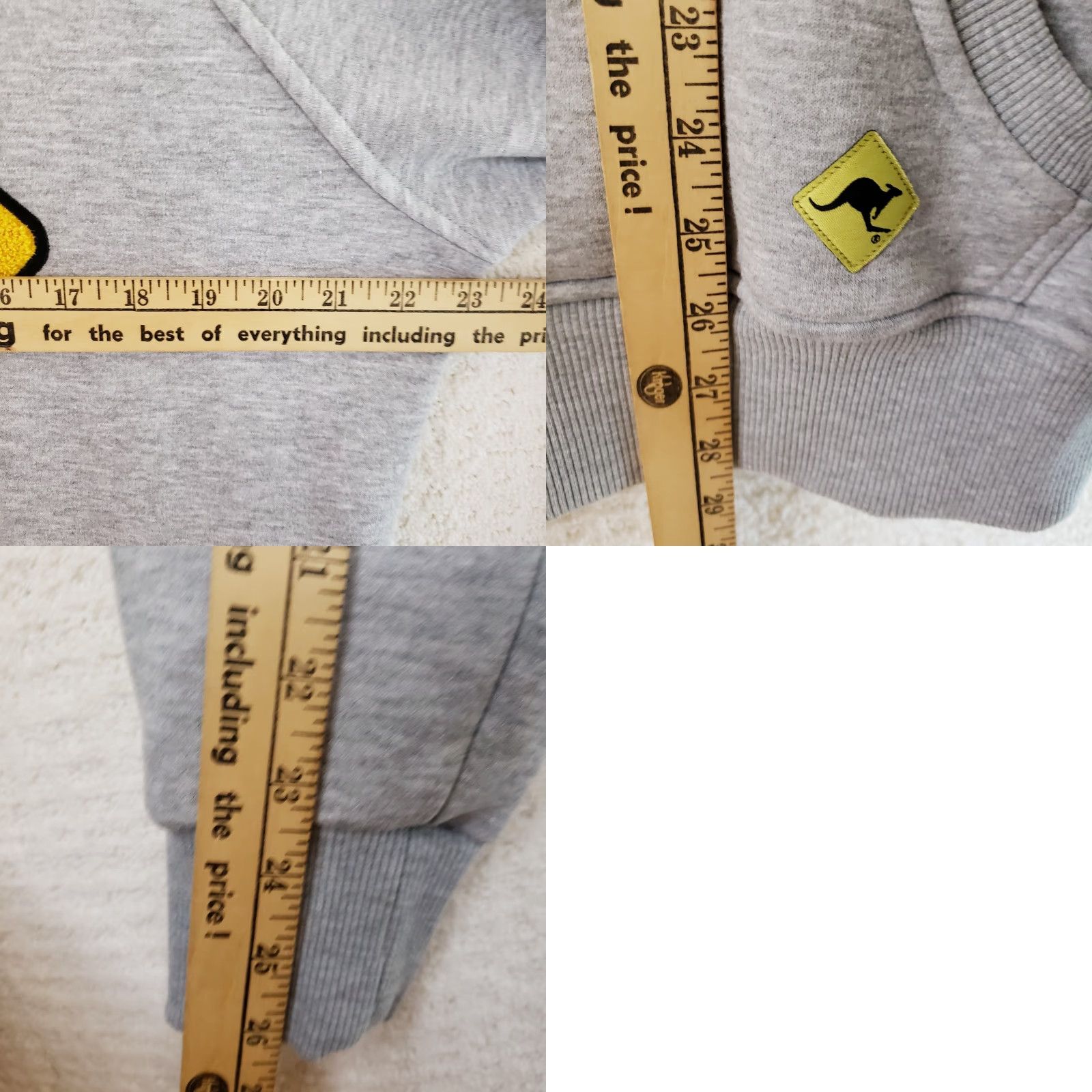 KangaROOS Kangaroo Brand No Kangaroo In Austria Hoodie UNISEX Gray L Embroidered Logo Pullover Mens Womens Size L / US 10 / IT 46 - 11 Thumbnail