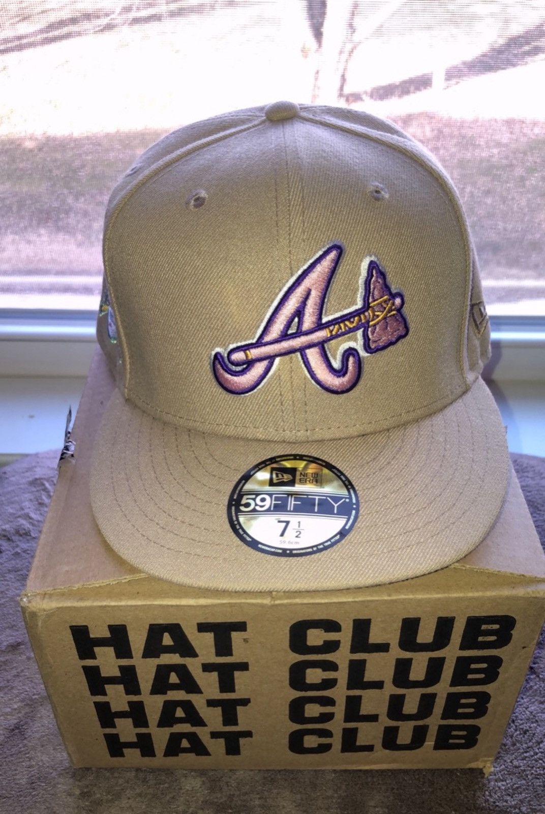 Hat Club Hat Club Sandstorm Atlanta Braves 30th Season Pink UV 7 1/2 Size ONE SIZE - 1 Thumbnail