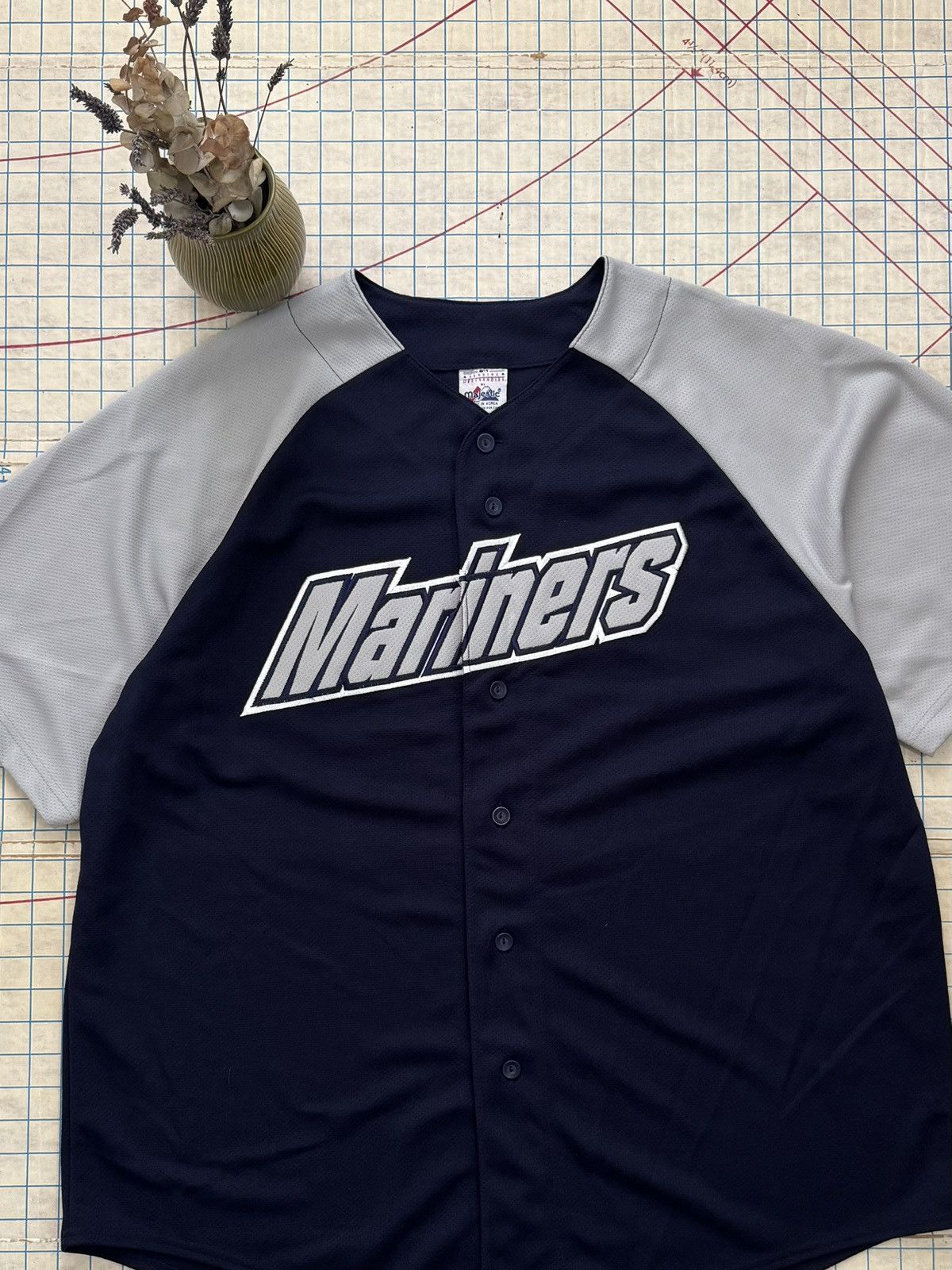 MLB × Majestic × Vintage Vintage Majestic Seattle Mariners John Olerud #5 Jersey XXL Size US XXL / EU 58 / 5 - 2 Thumbnail