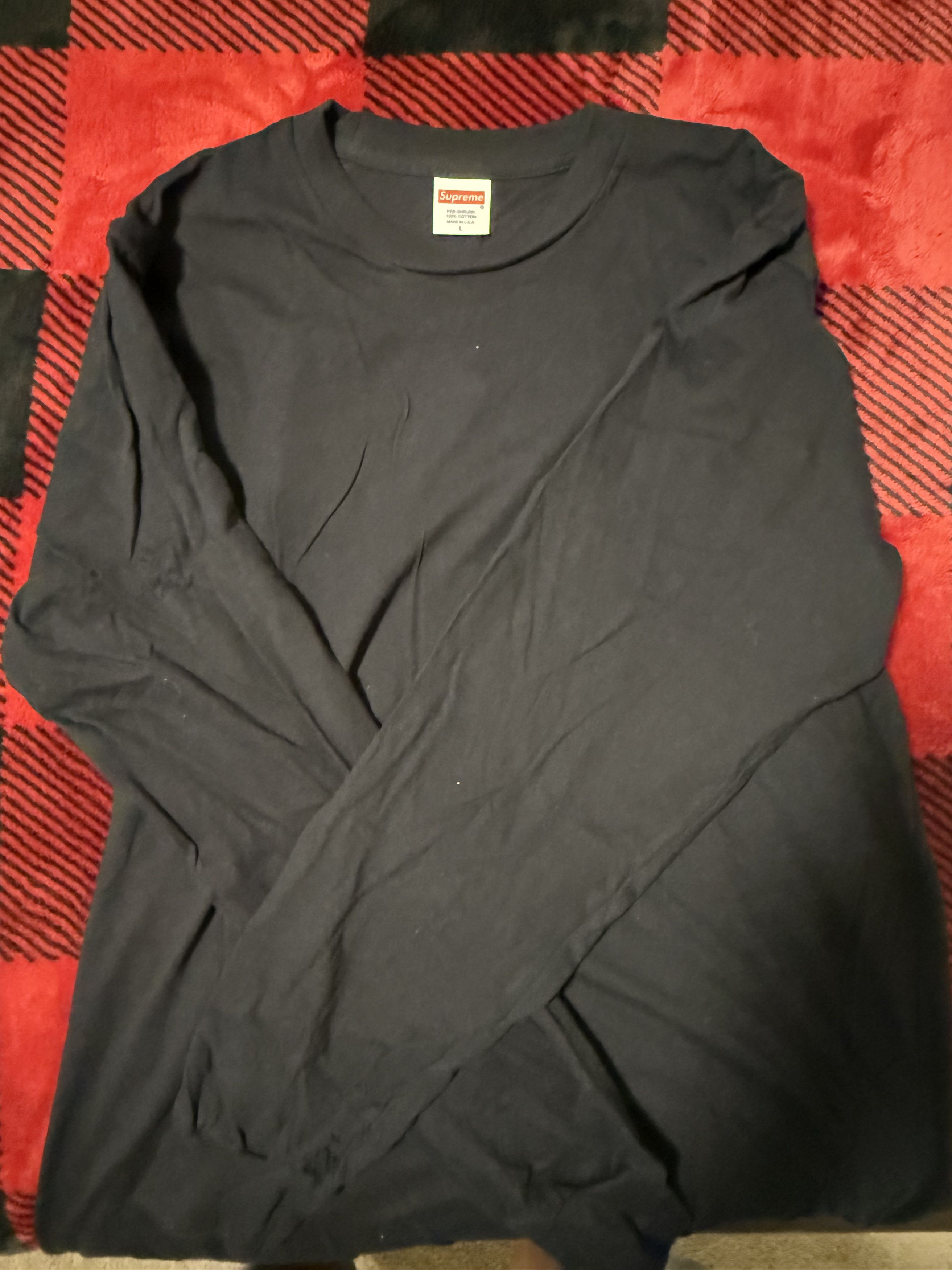 Supreme Blank long sleeve T Shirt tee Size US L / EU 52-54 / 3 - 1 Thumbnail
