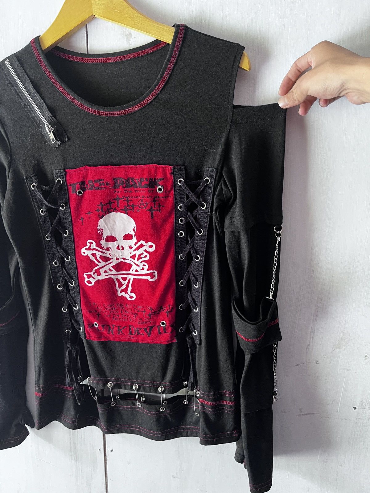 Japanese Brand Japanese Addictrap Cut-Sew Bondage tshirt Size US M / EU 48-50 / 2 - 4 Thumbnail