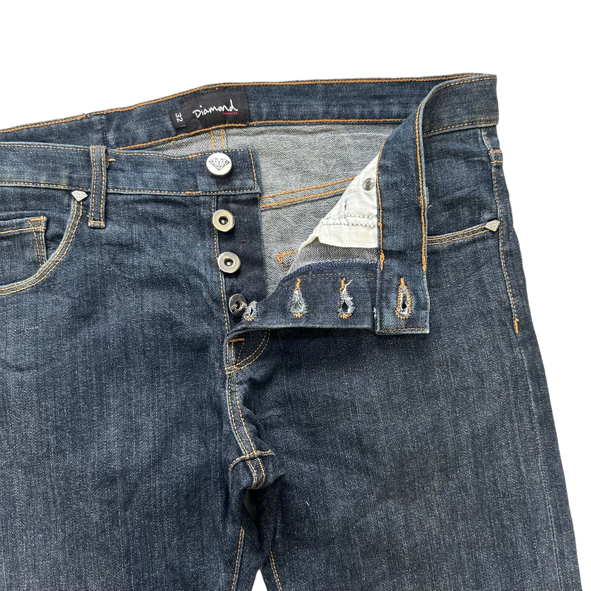 Diamond Supply Co. DIAMOND SUPPLY MINED DENIM PANTS #7804-177 Size US 34 / EU 50 - 4 Thumbnail