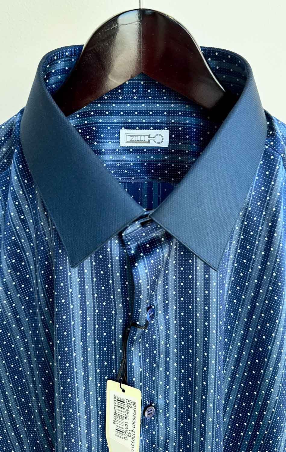 Zilli Men's shirt ZILLI Size US XXL / EU 58 / 5 - 3 Thumbnail