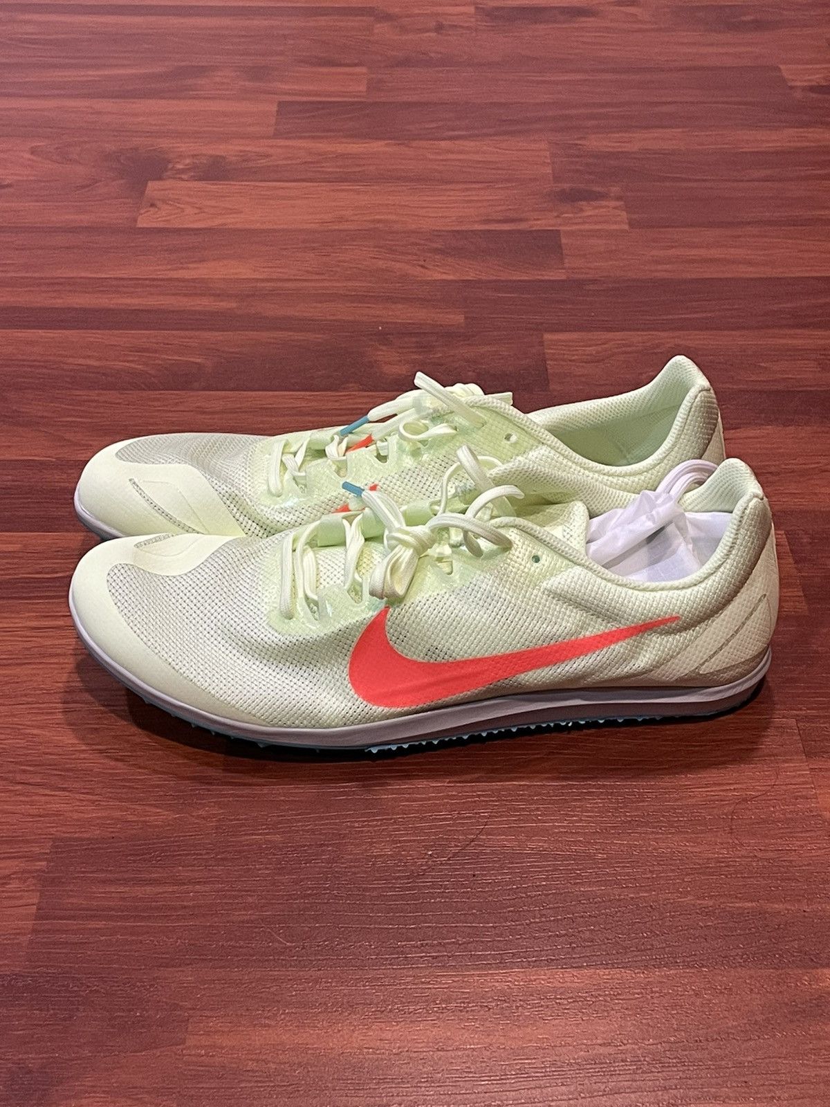 Nike Nike Zoom Rival D 10 Volt Turquoise Orange size mens 11.5 Size US 11.5 / EU 44-45 - 2 Thumbnail