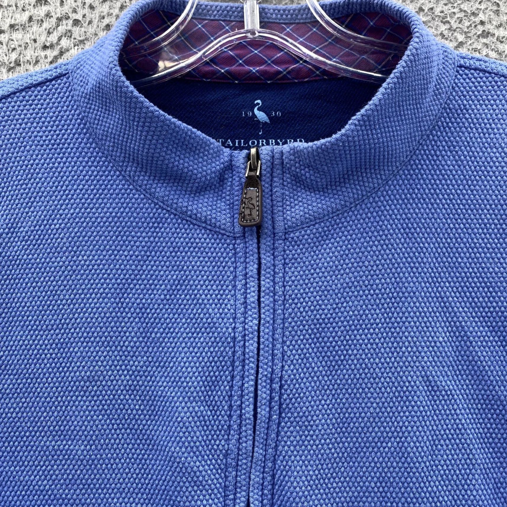 Tailorbyrd Taylorbyrd 1/4 Zip Pullover Sweater Men's XL Blue Preppy Golf Academia Corp Sweatshirt Zipper Size US XL / EU 56 / 4 - 2 Thumbnail