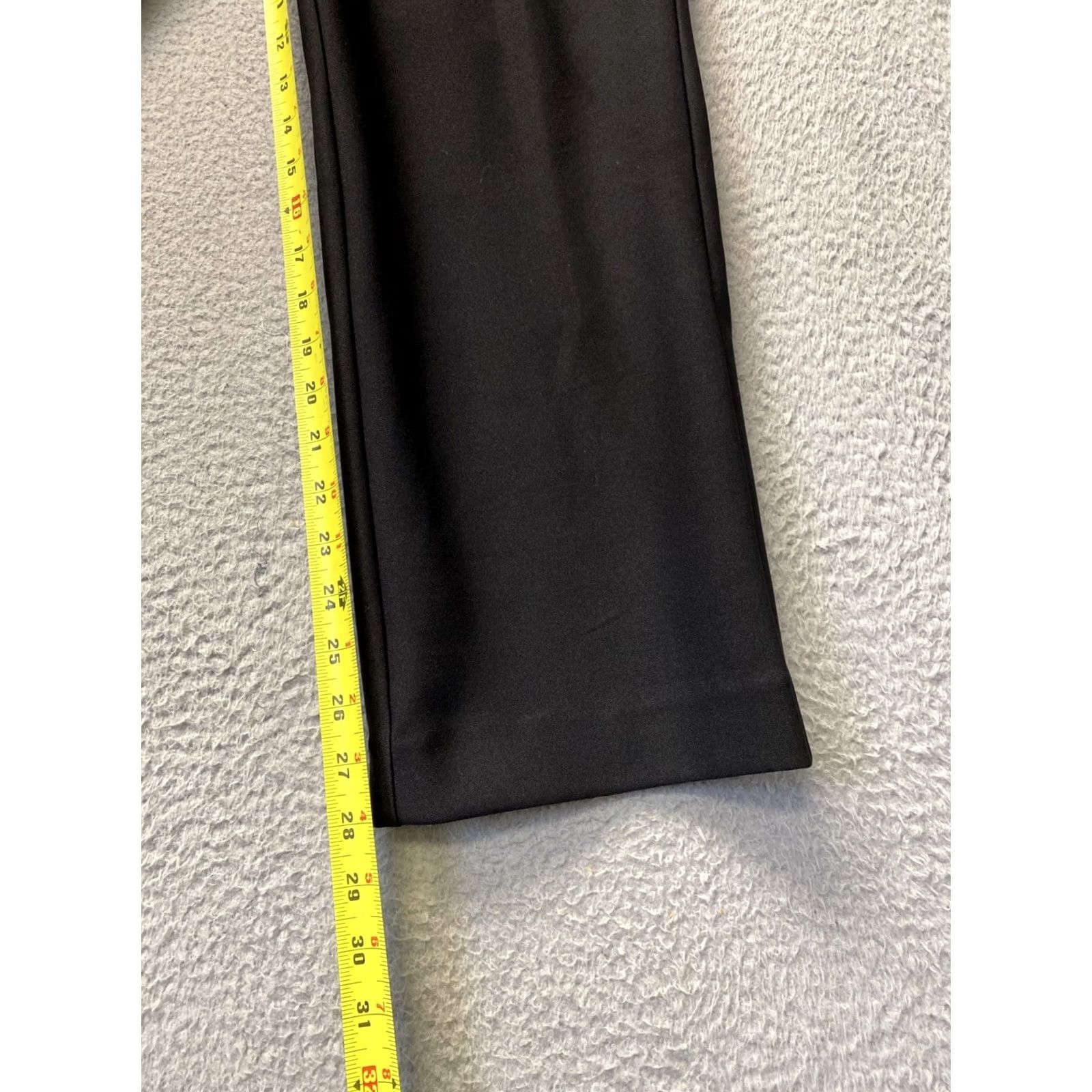 Nordstrom Nordstrom Rack Black Dress Pants Women XL Bootcut Pockets Flat Front Mid Rise Polyester Viscose Stretch Zip Dress Pants Size 40" / US 18 - 4 Thumbnail