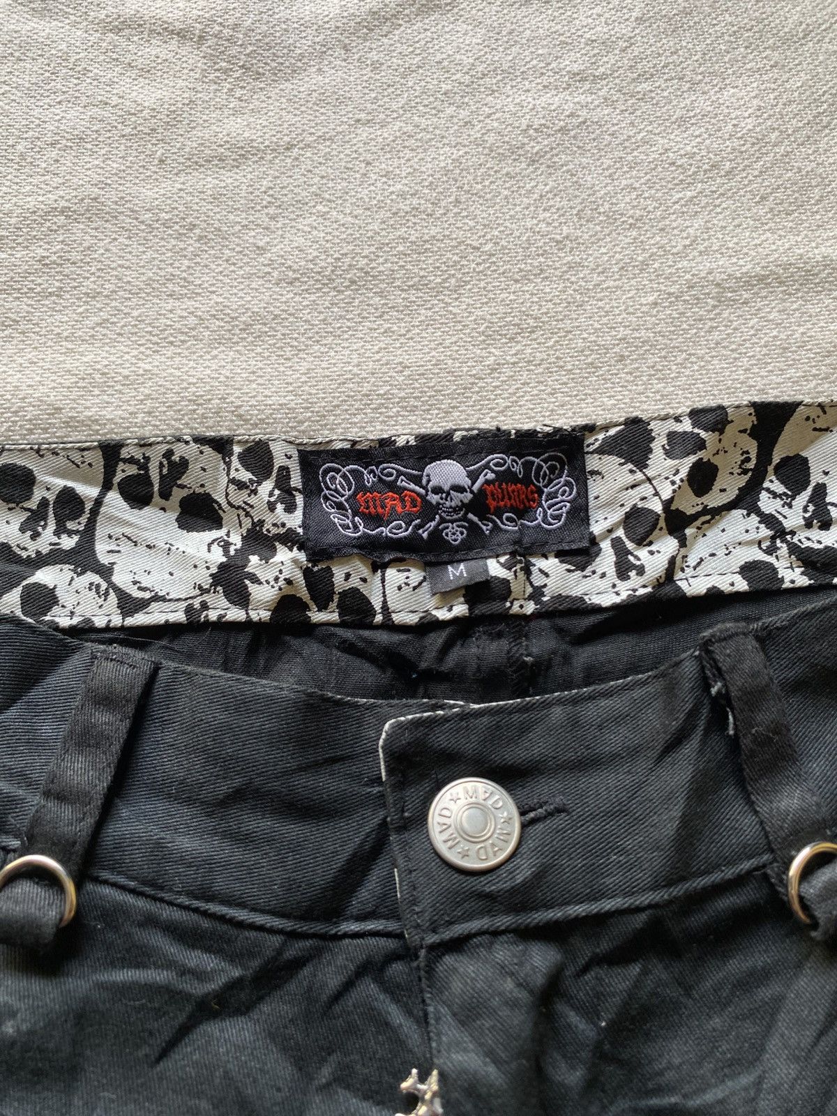 Japanese Brand MAD PUNK SEDITIONARIES BONDAGE PANTS Size 29" - 9 Thumbnail