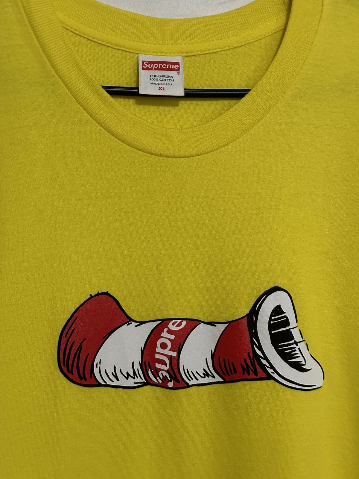Supreme Supreme Cat In The Hat Tee Size US XL / EU 56 / 4 - 2 Thumbnail