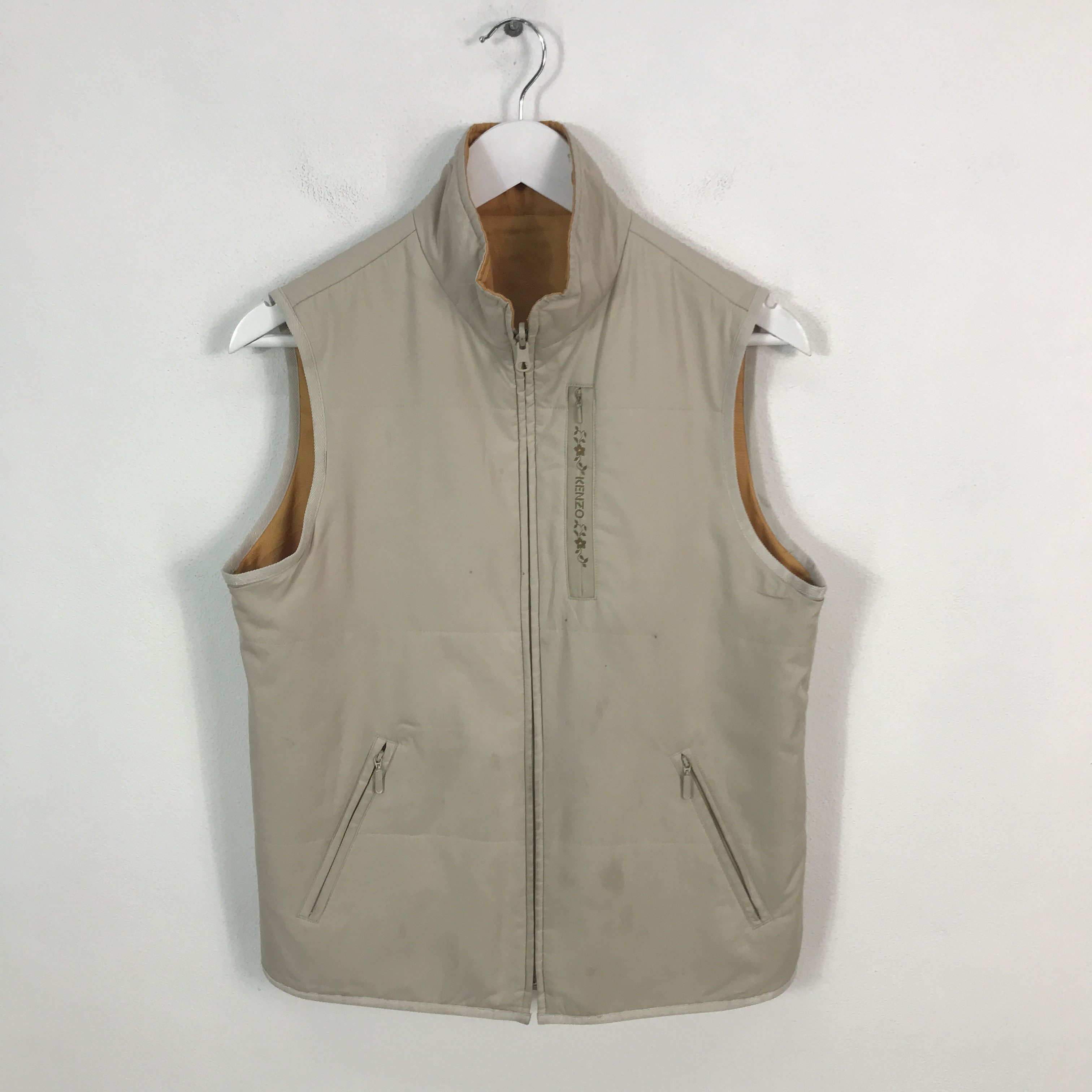 Japanese Brand × Kenzo Rare Kenzo Reversible Vest Jacket Size US M / EU 48-50 / 2 - 1 Thumbnail