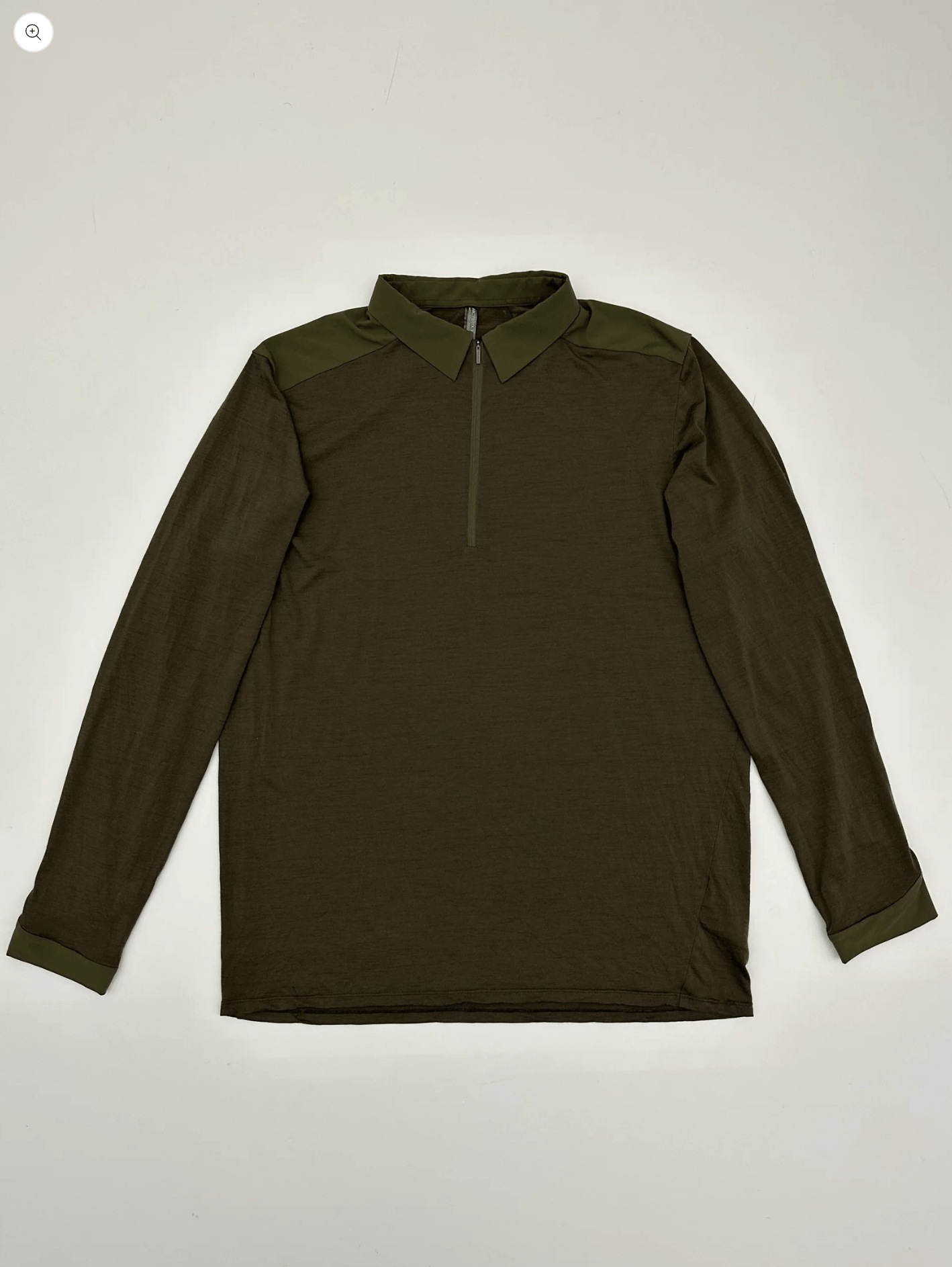 Veilance Arc'teryx Veilance Frame LS Polo Shirt, Olive Size US L / EU 52-54 / 3 - 13 Thumbnail