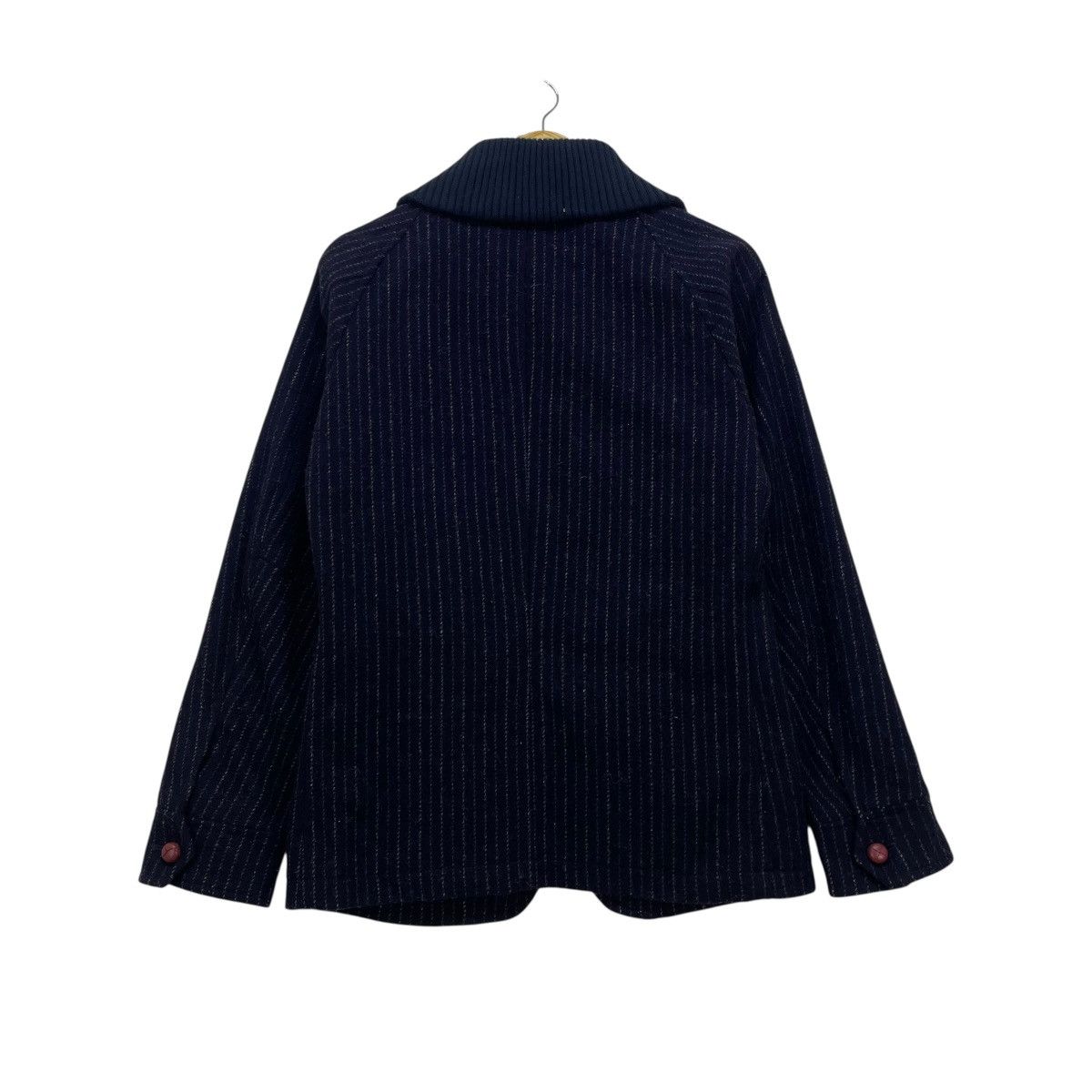 Woolrich Woolen Mills 💥Vintage Woolrich Stripe Down Hikory Jacket Size US M / EU 48-50 / 2 - 2 Thumbnail