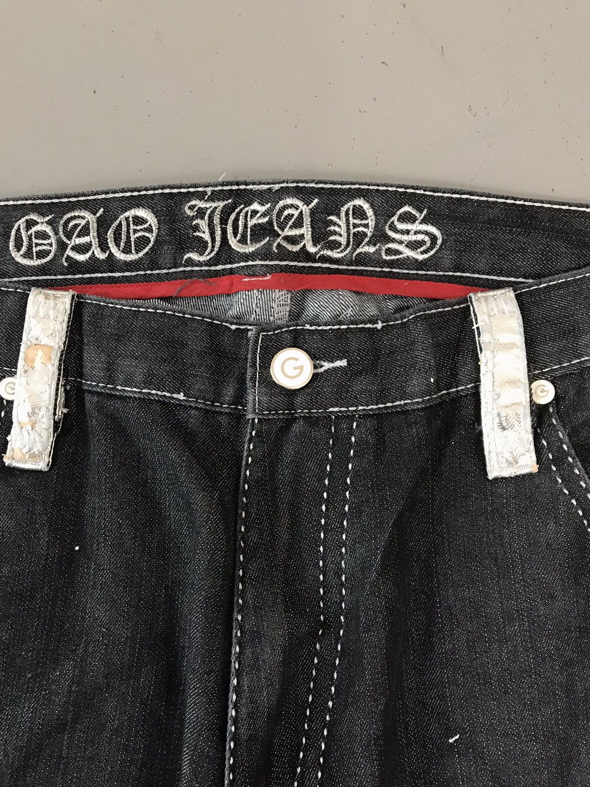 JNCO × Southpole × Vintage Crazy vintage embroidered gao denim jort Size US 40 / EU 56 - 7 Thumbnail