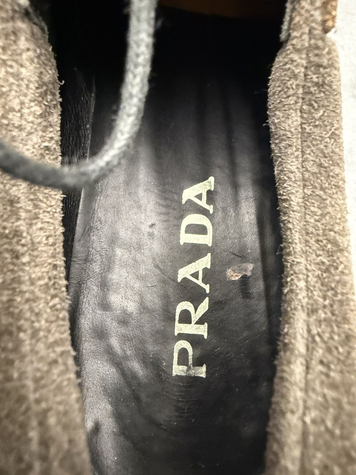 Prada Prada Capra Nero Brown Suede Dress Shoes Prada 6.5 / US 8 Size US 8 / EU 41 - 8 Thumbnail