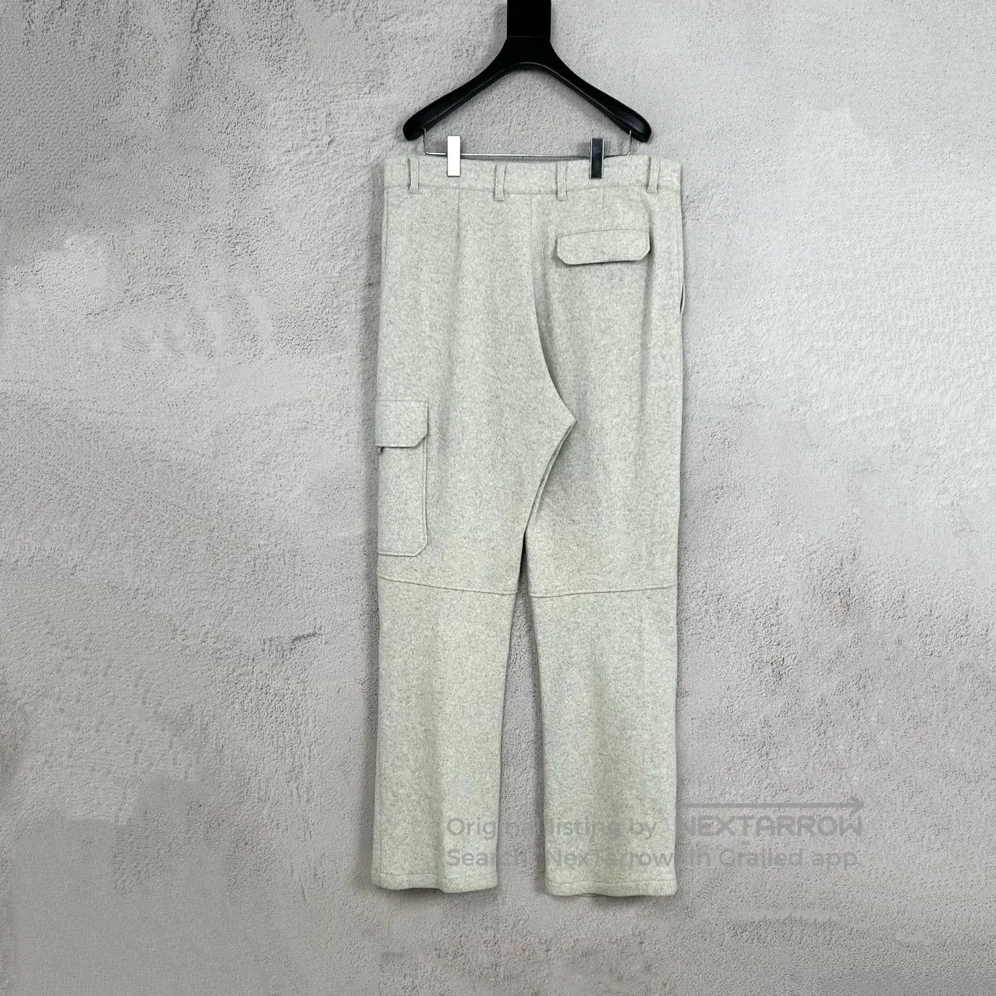 Louis Vuitton Louis Vuitton Logo: Woolen white work pants Size US 36 / EU 52 - 2 Thumbnail