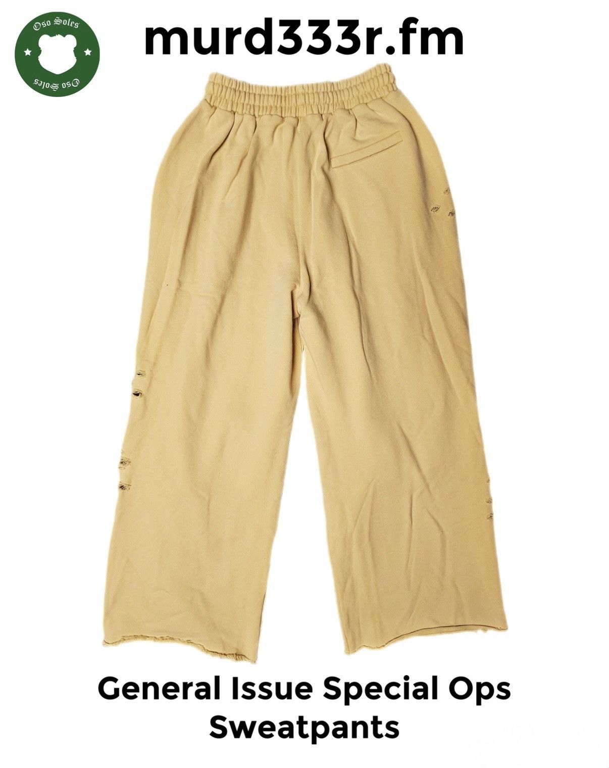 murd333r.fm murd333r.fm General Issue Special Ops Sweatpants Large Size US 34 / EU 50 - 3 Thumbnail