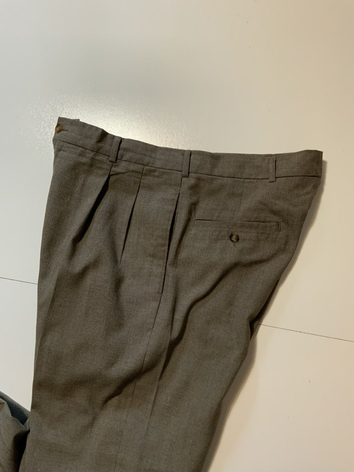 Levi's Vintage 80s Levis Strauss Sevens Pleated Cuff Dress Pants Size US 34 / EU 50 - 7 Thumbnail