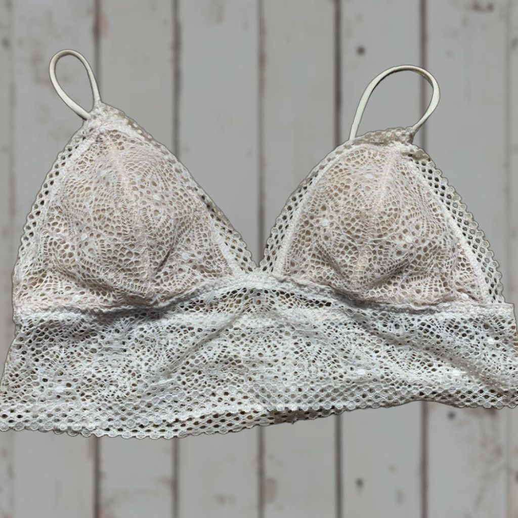 Victoria's Secret Victoria's Secret Bralette White S Size Small Womens Bra Bralette Regular VS White S Bralette Victoria's Secret Bralette Small White Women Size ONE SIZE - 1 Thumbnail