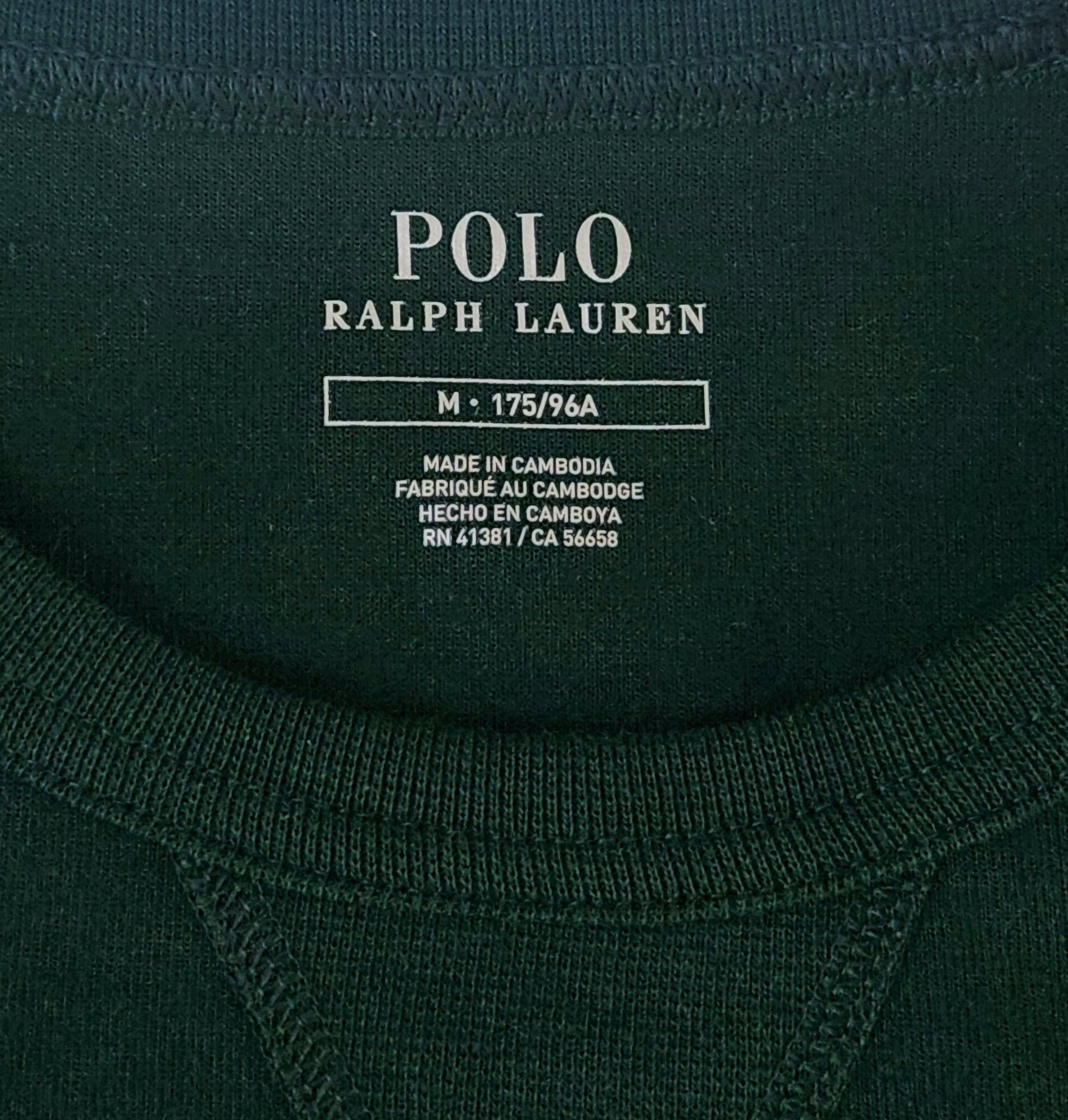Polo Ralph Lauren Polo Ralph Lauren Big Pony Double Knit Crew Neck Carpet Logo Size US M / EU 48-50 / 2 - 11 Thumbnail