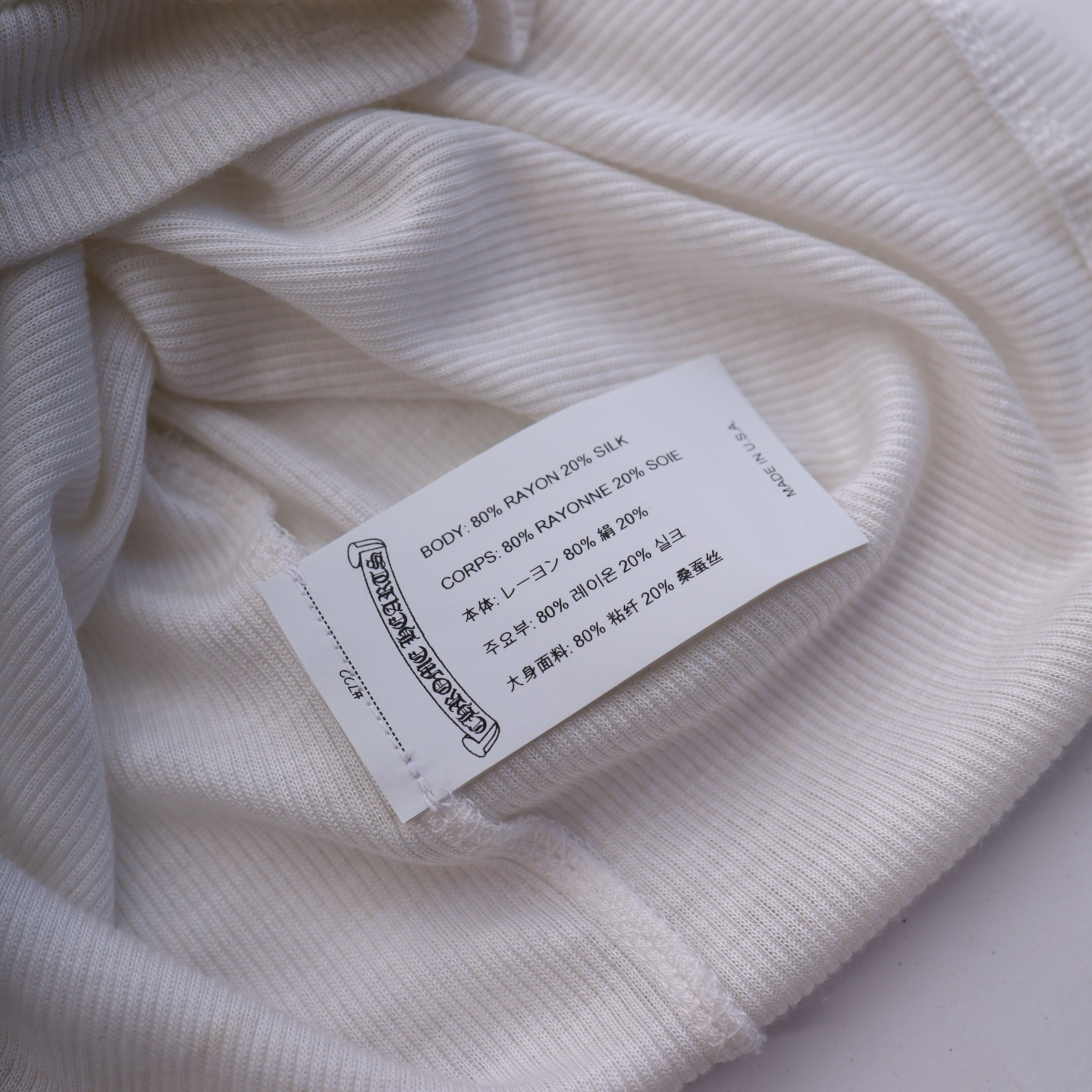 Chrome Hearts Chrome Hearts Womans White SCRIPT Long White Dress Size S / US 4 / IT 40 - 7 Thumbnail