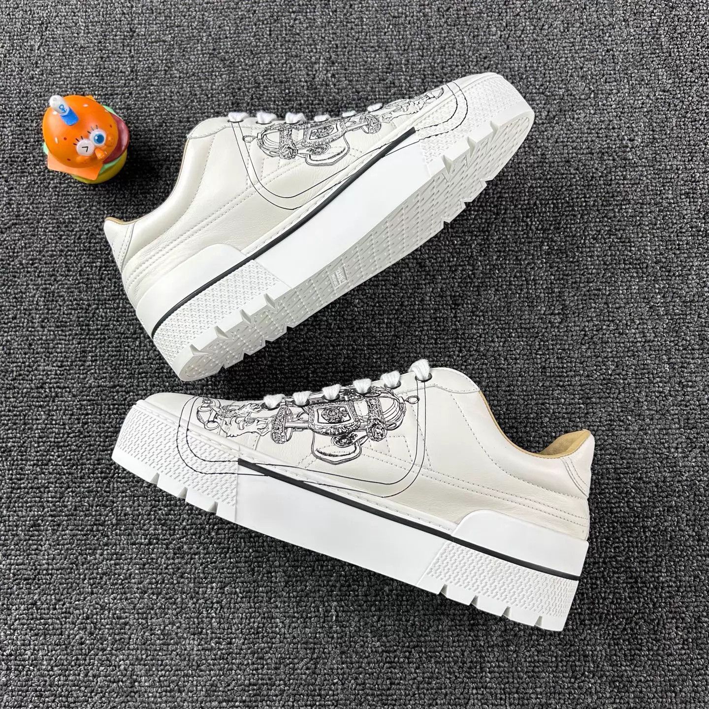 Hermes Hermes mismatched platform casual sneakers Size US 5.5 / IT 35.5 - 3 Thumbnail