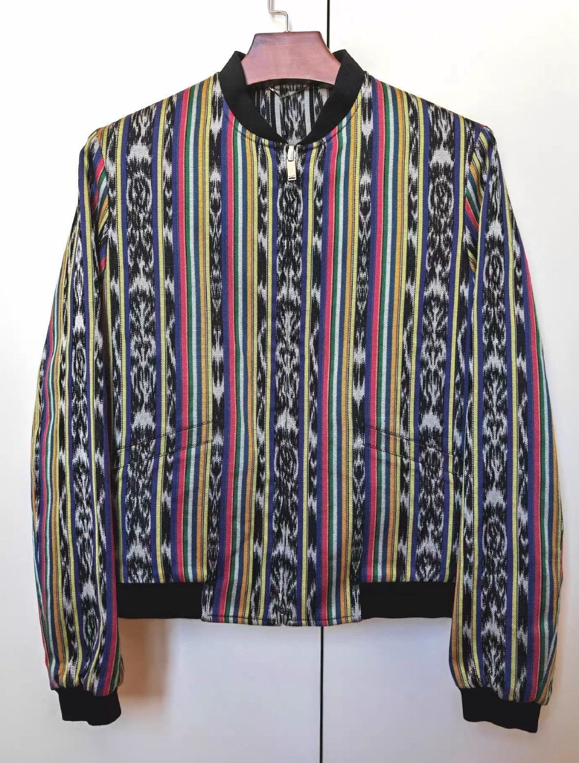 Saint Laurent Paris Saint Laurent Paris Saint Laurent Reversible Striped Jacke Size US M / EU 48-50 / 2 - 1 Thumbnail