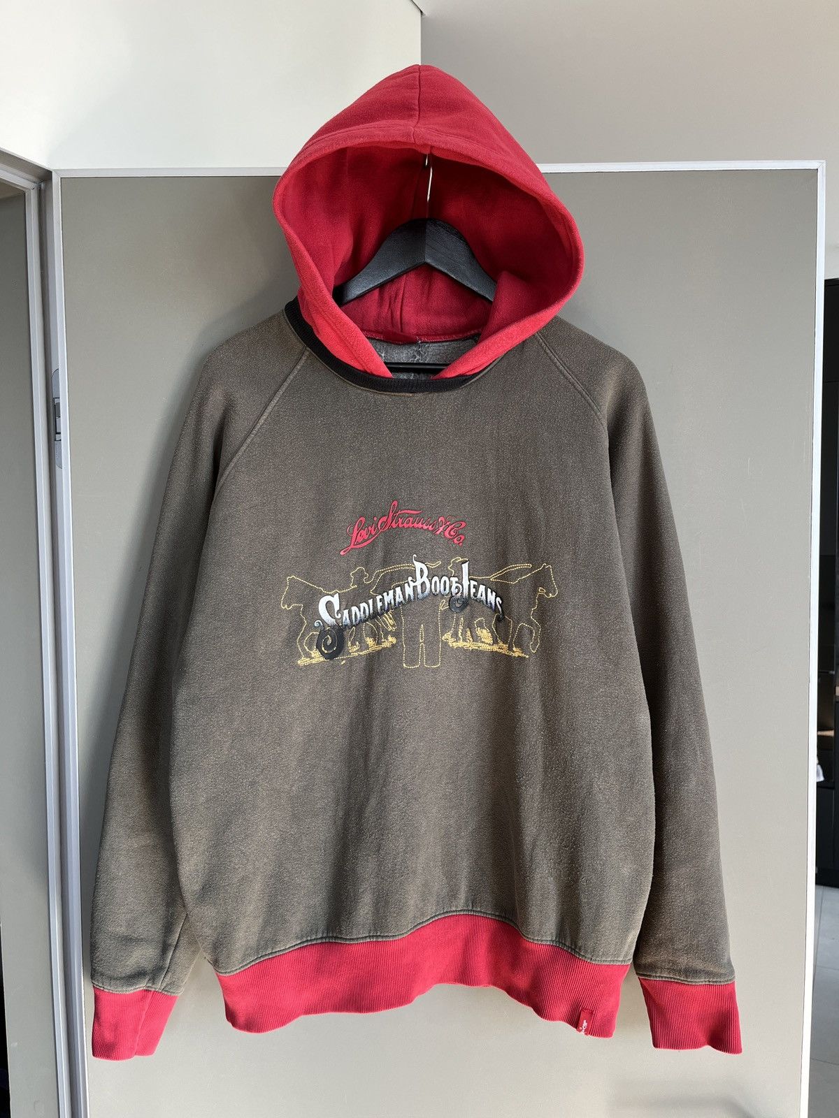 Vintage Levis Saddleman Boot Jeans Hoodie