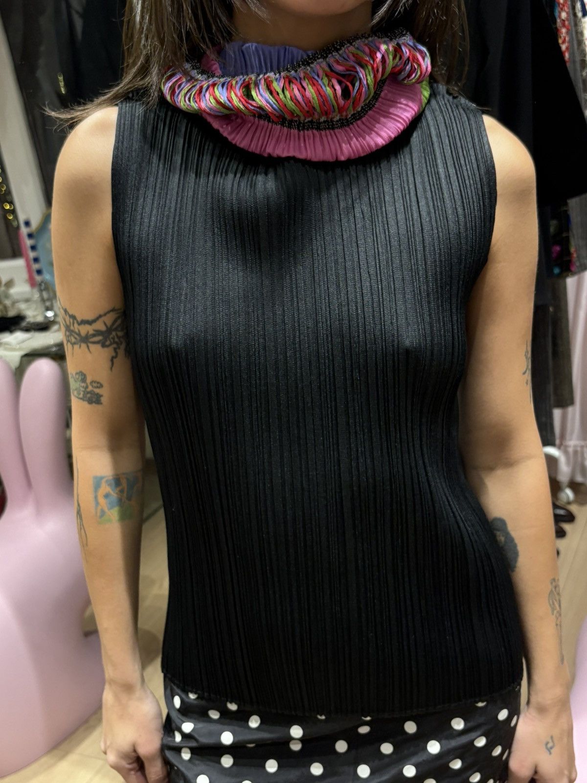 Issey Miyake İssey Miyake blouse Size L / US 10 / IT 46 - 2 Thumbnail